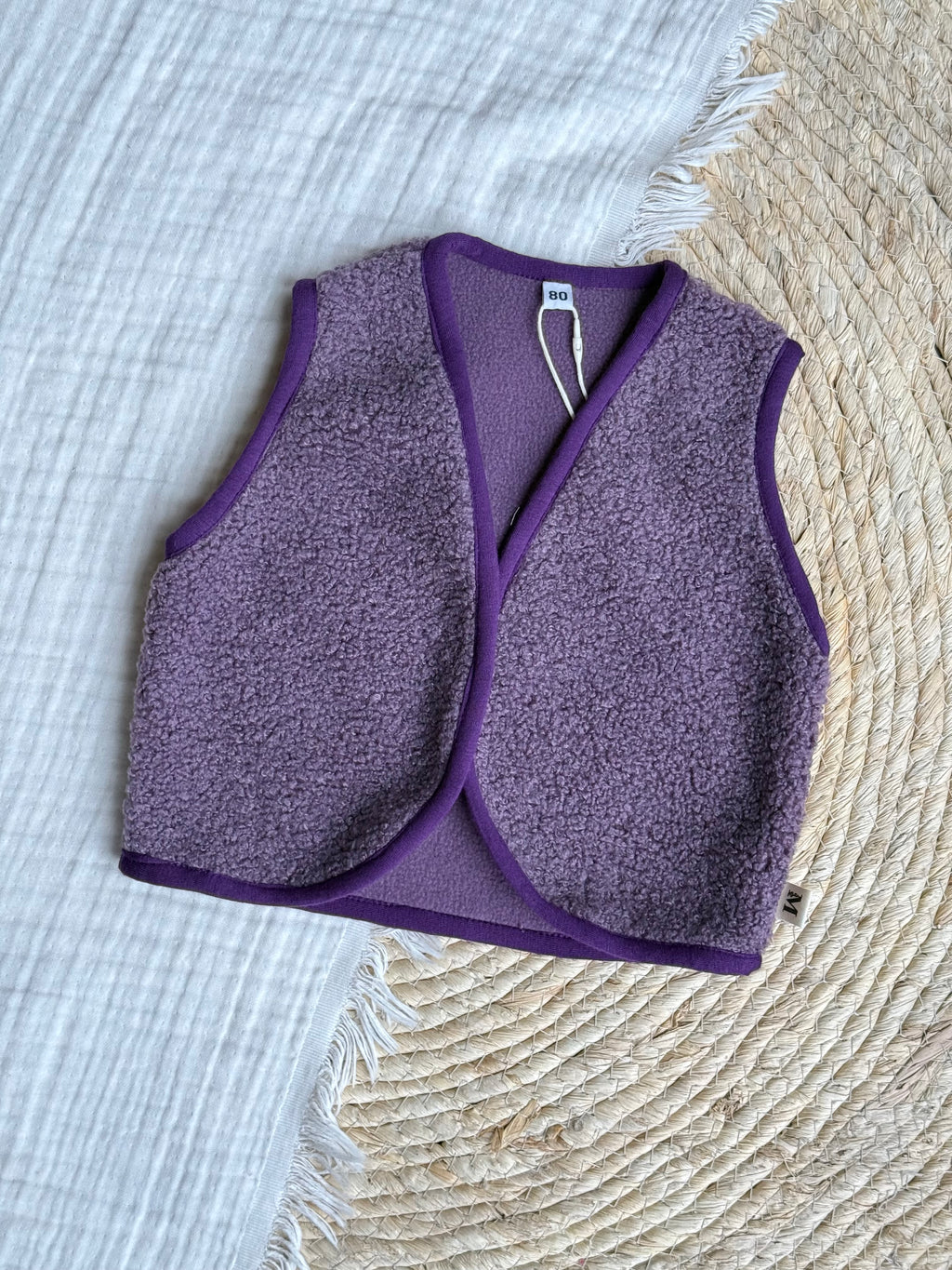 Gilet Teddy Purple