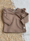 Overslag Ruffle Kabel Taupe
