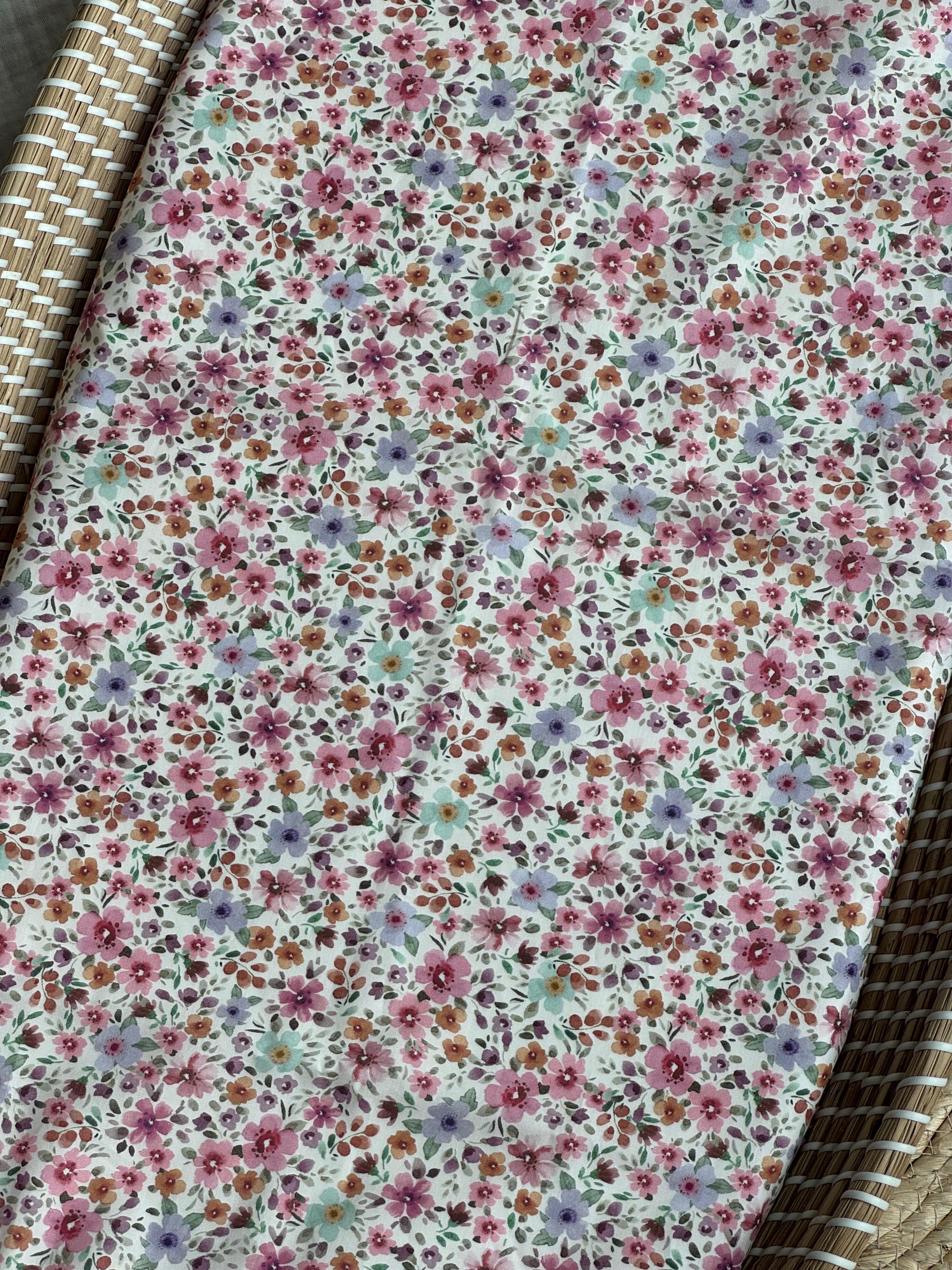 Poplin Flowers Lakentje
