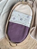 Wiegdeken Purple Fleece