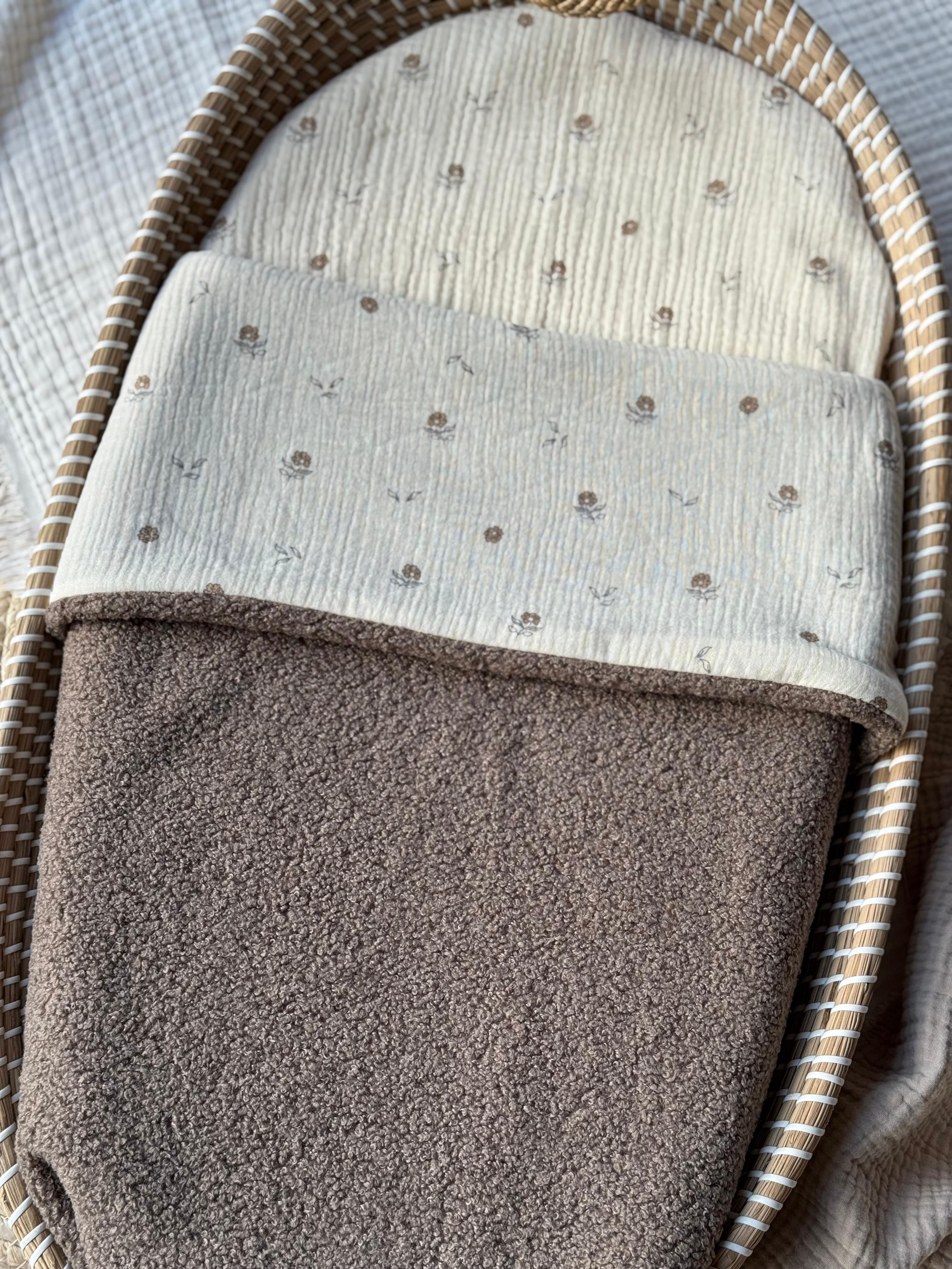 Wiegdeken Taupe Sunflower Bronze