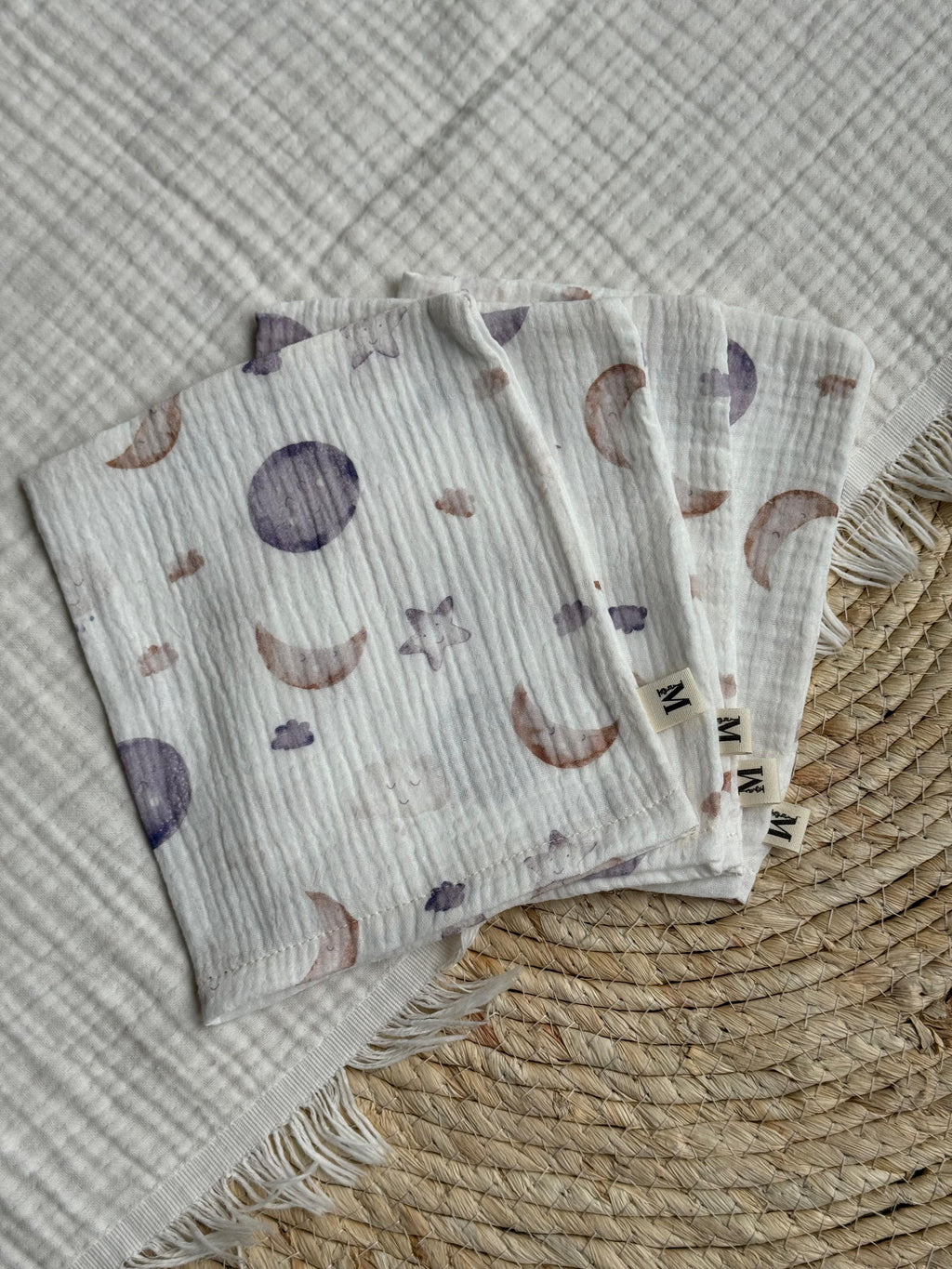 Hydrofiel washandjes - Moon