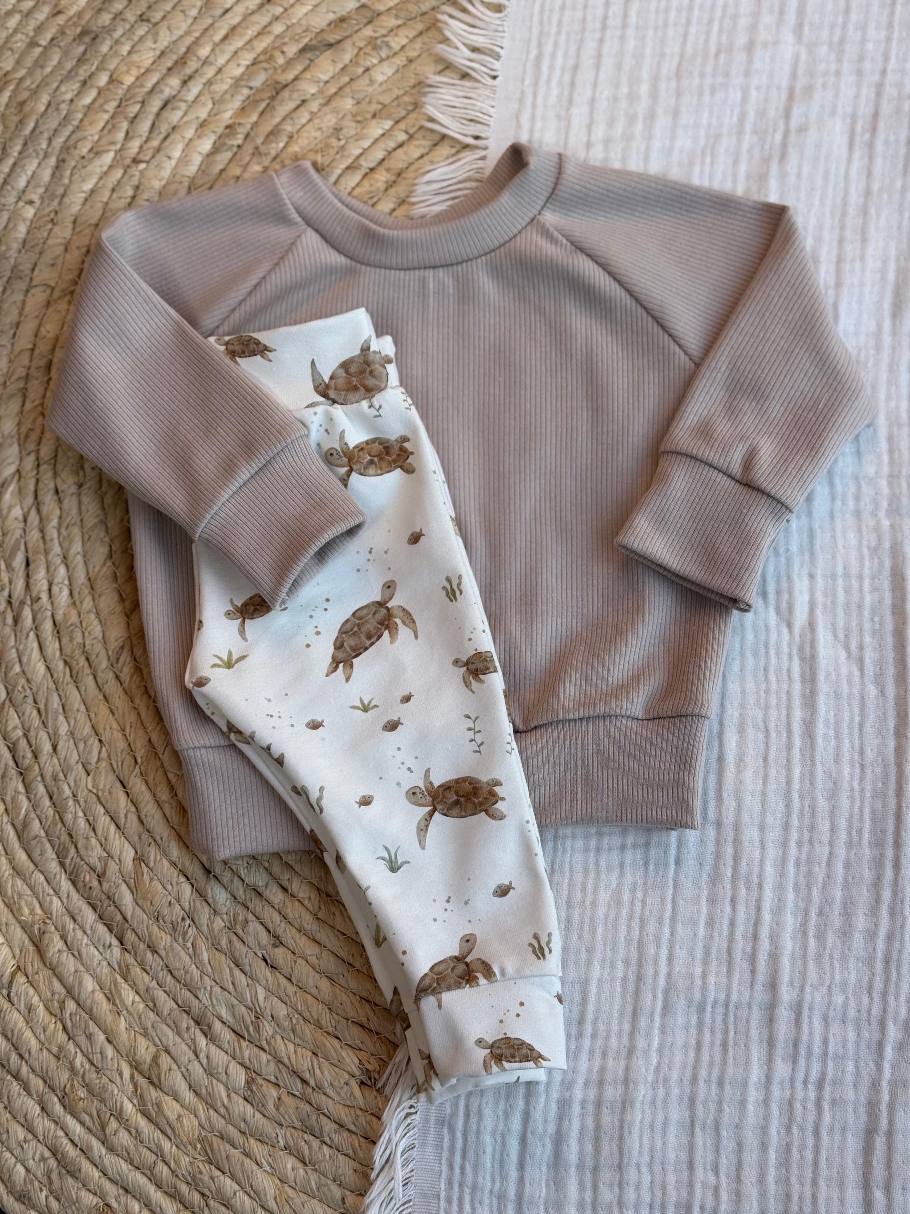 Sweater Beige Rib