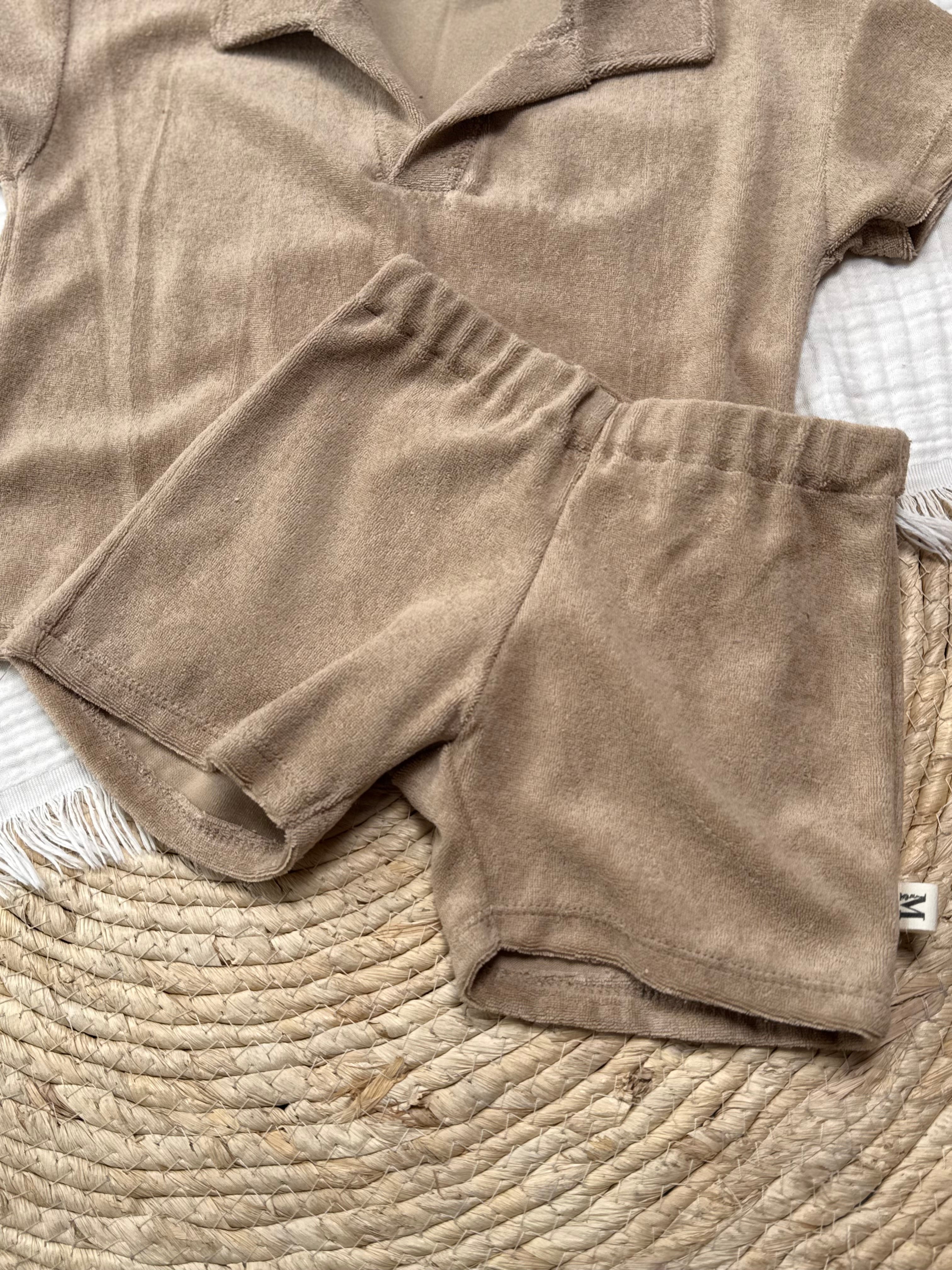 Polo Badstof Set Sand