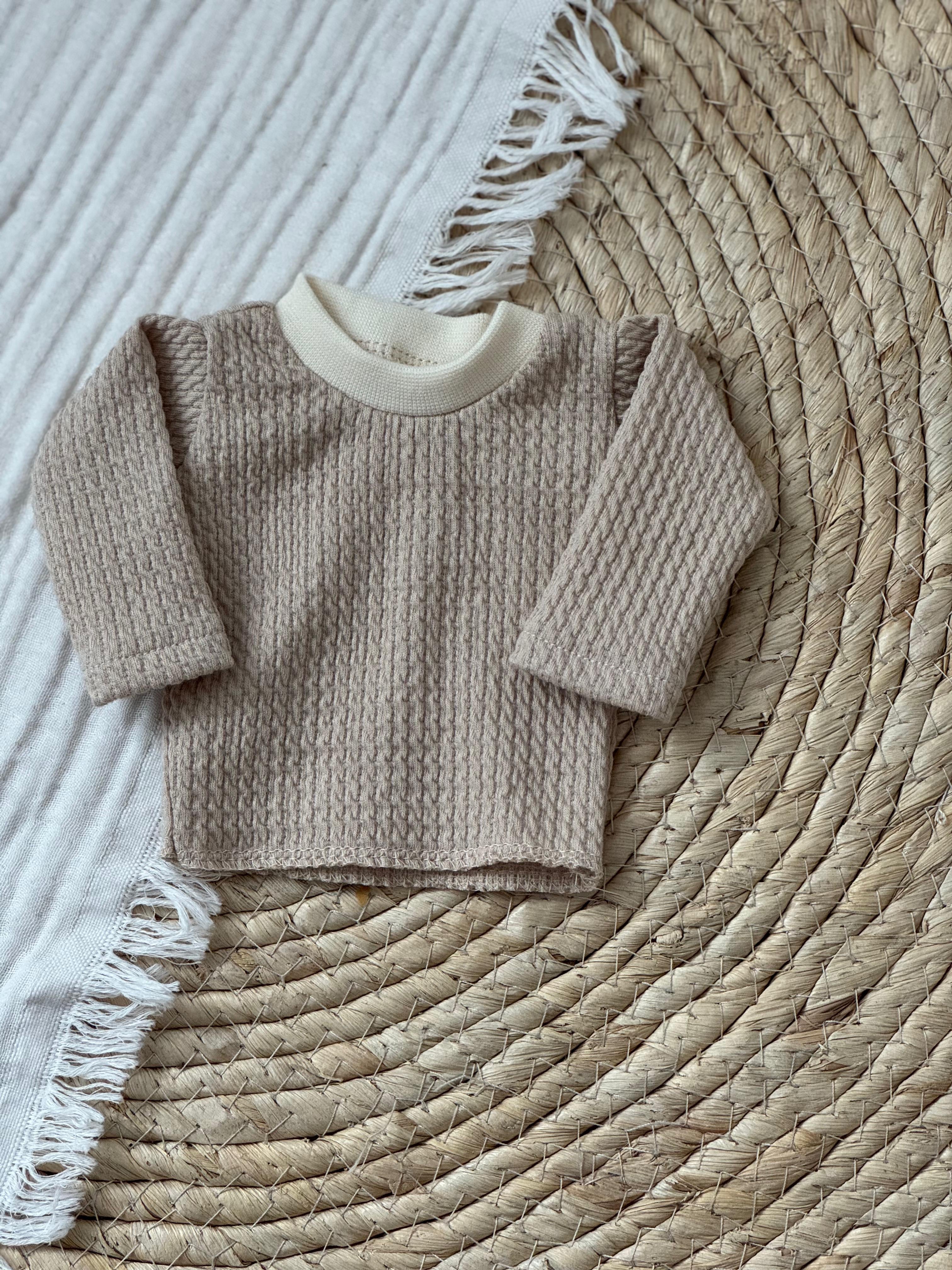 Poppenshirt Kabel Licht Beige