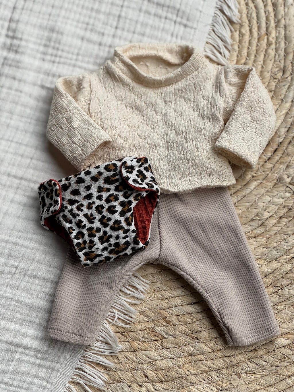 Poppenshirt Knitted Ecru