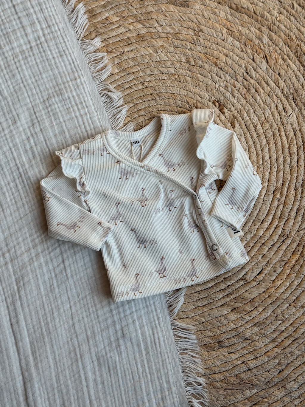 Overslag Ruffle Gans Rib