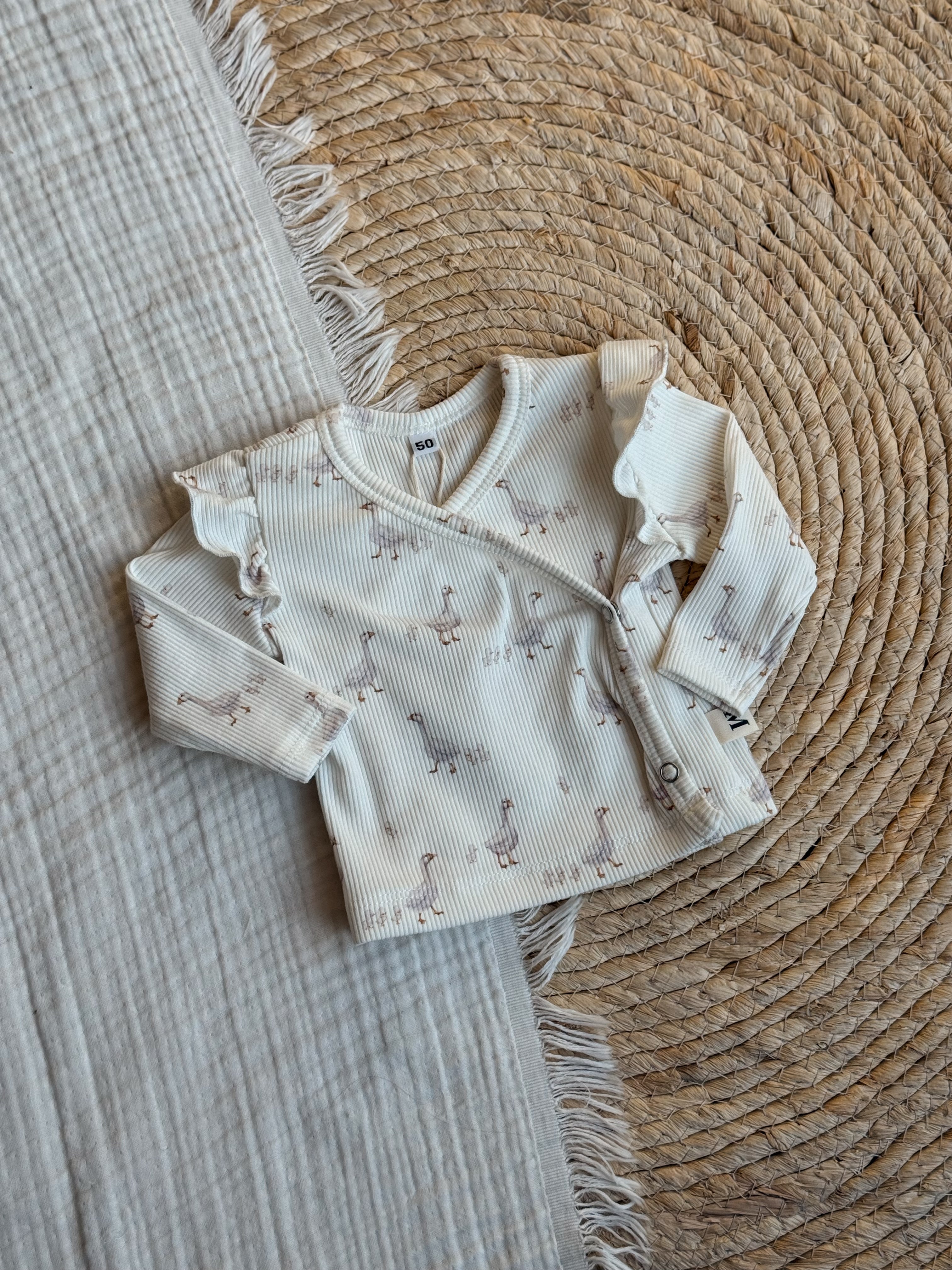 Overslag Ruffle Gans Rib