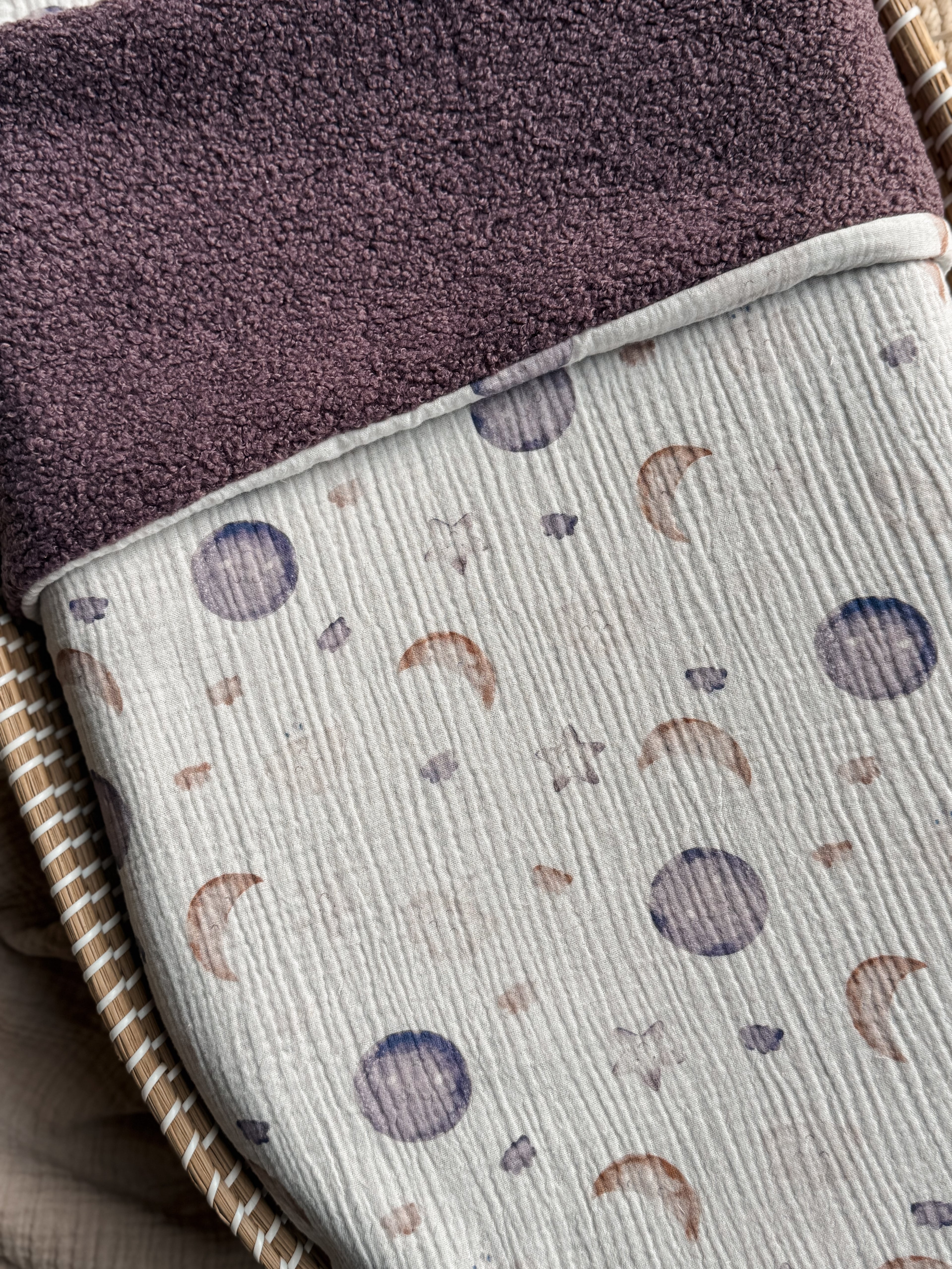 Wiegdeken Purple Moon