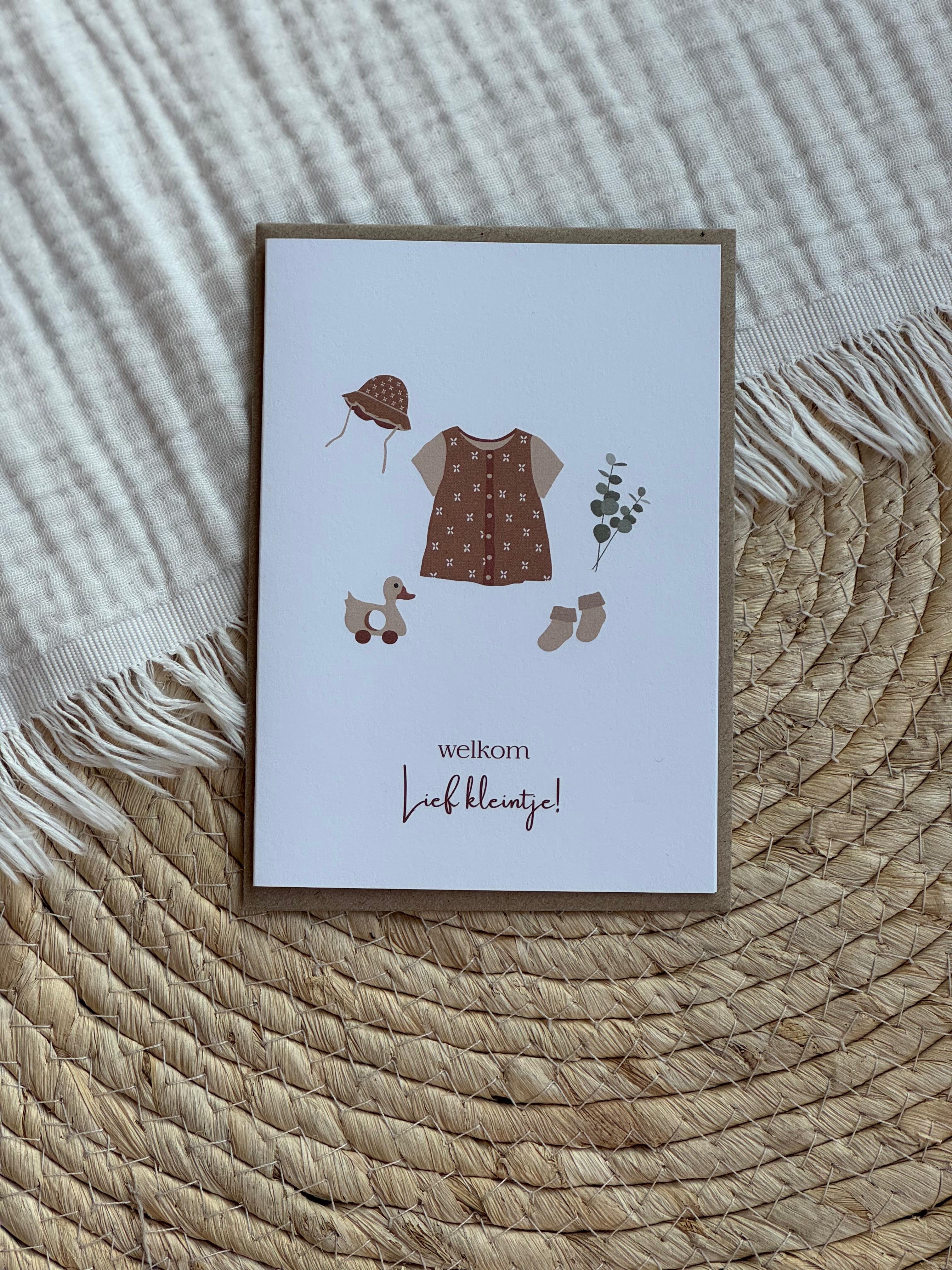 Wenskaart Lief Kleintje