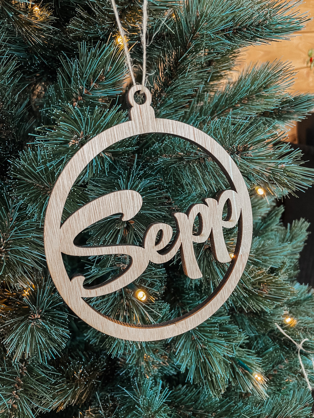 Gepersonaliseerde kerstbal