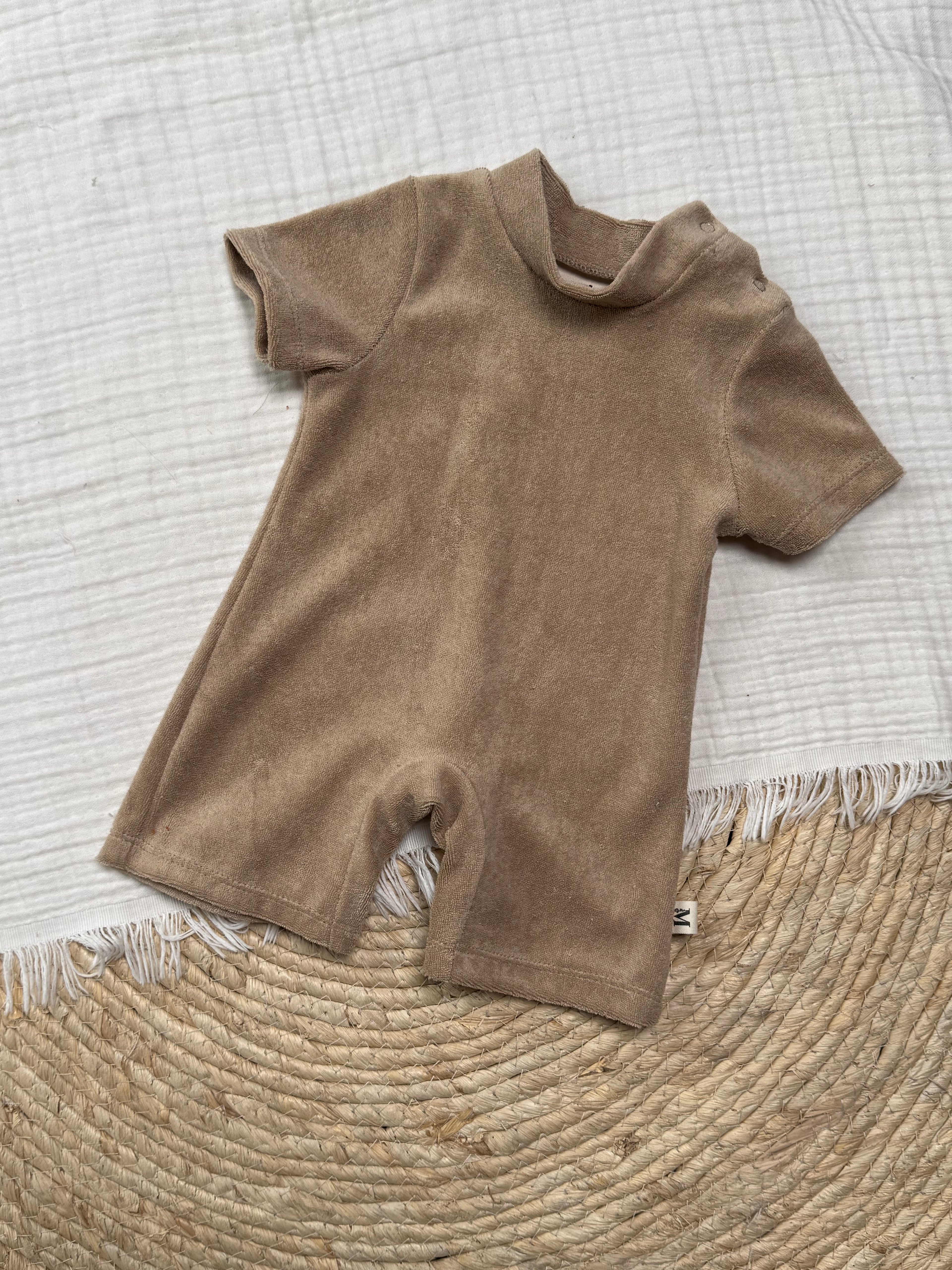 Playsuit Badstof Sand