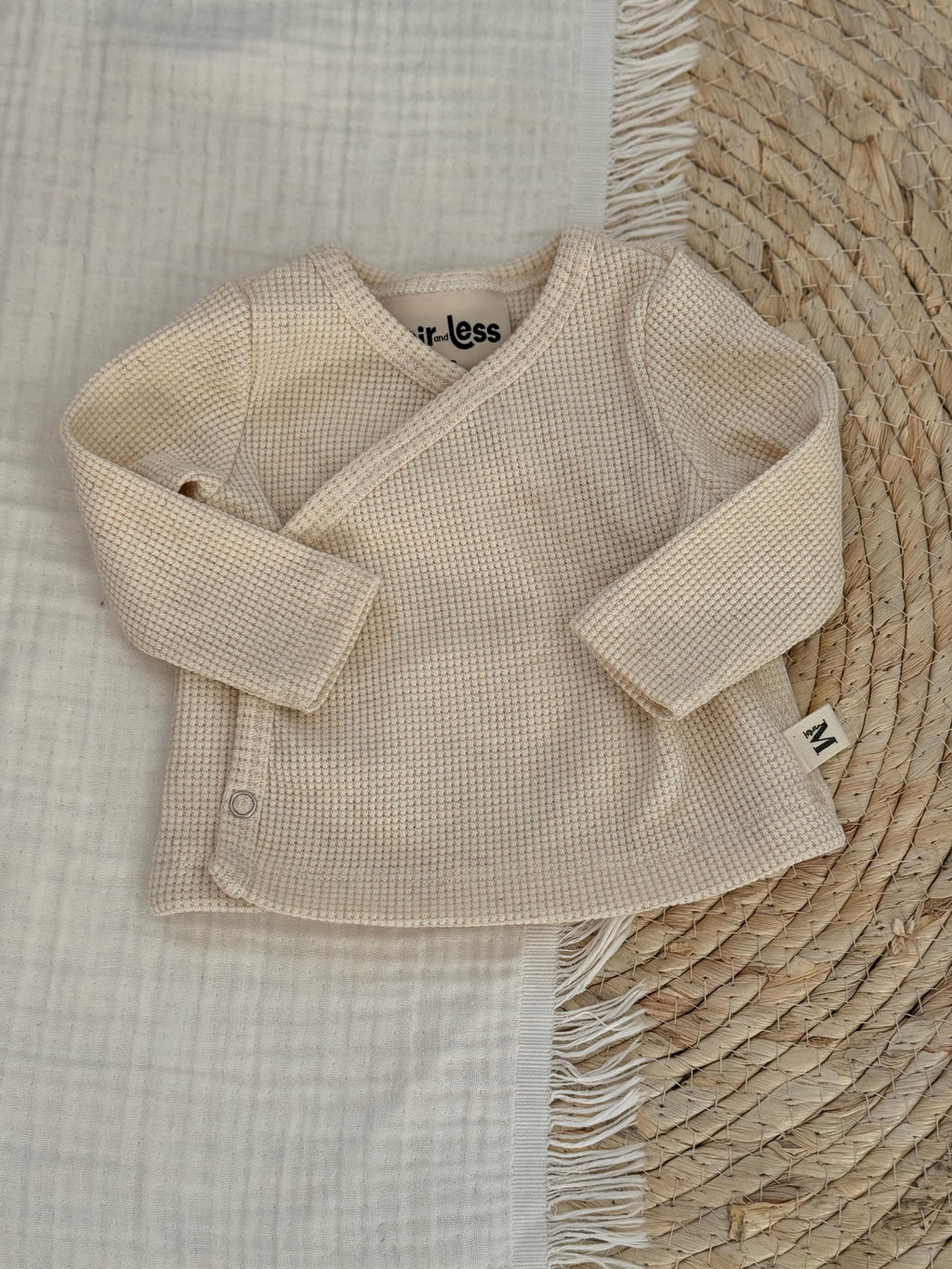 Overslag Waffle Jersey Linnen