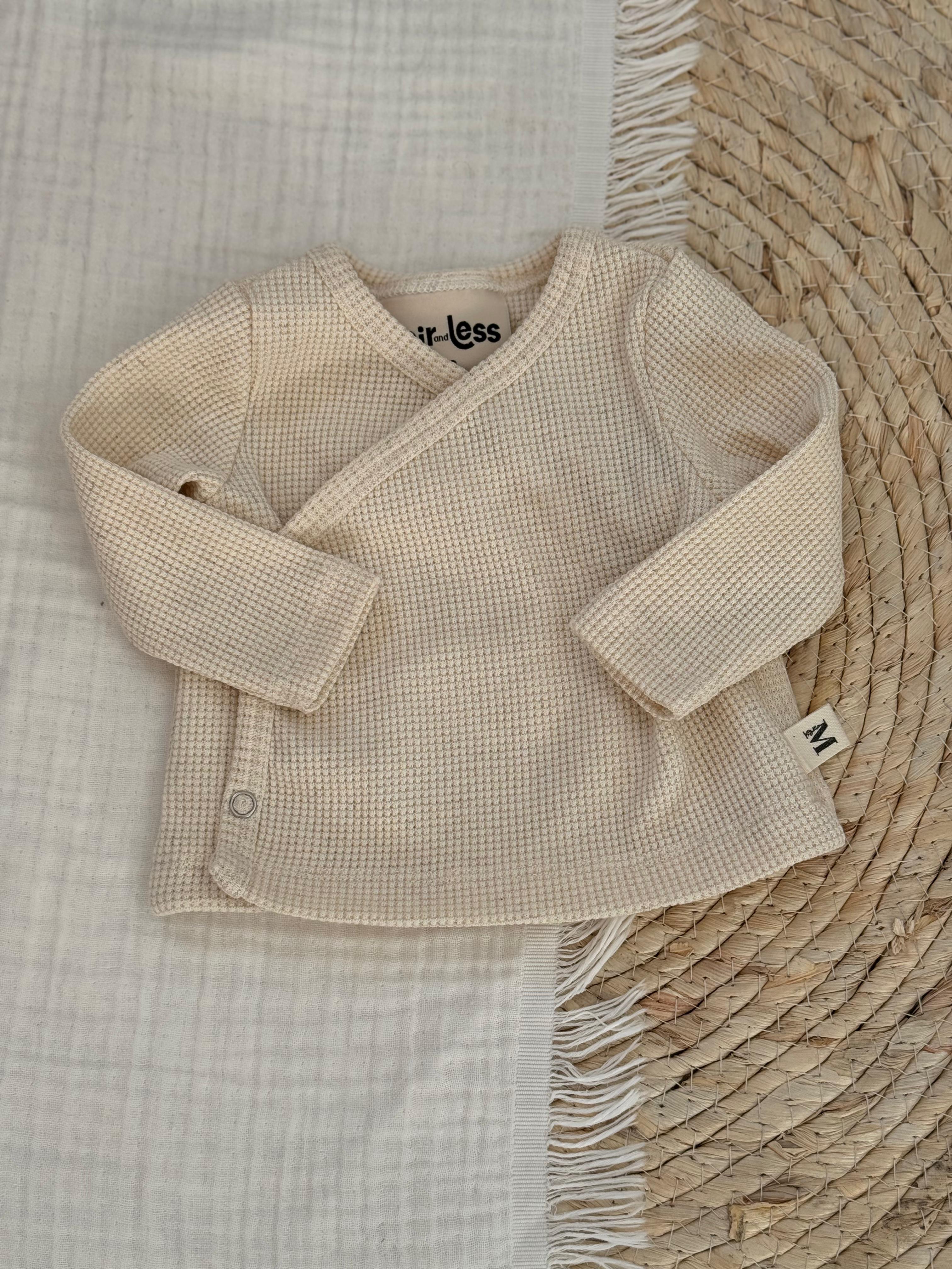 Overslag Waffle Jersey Linnen