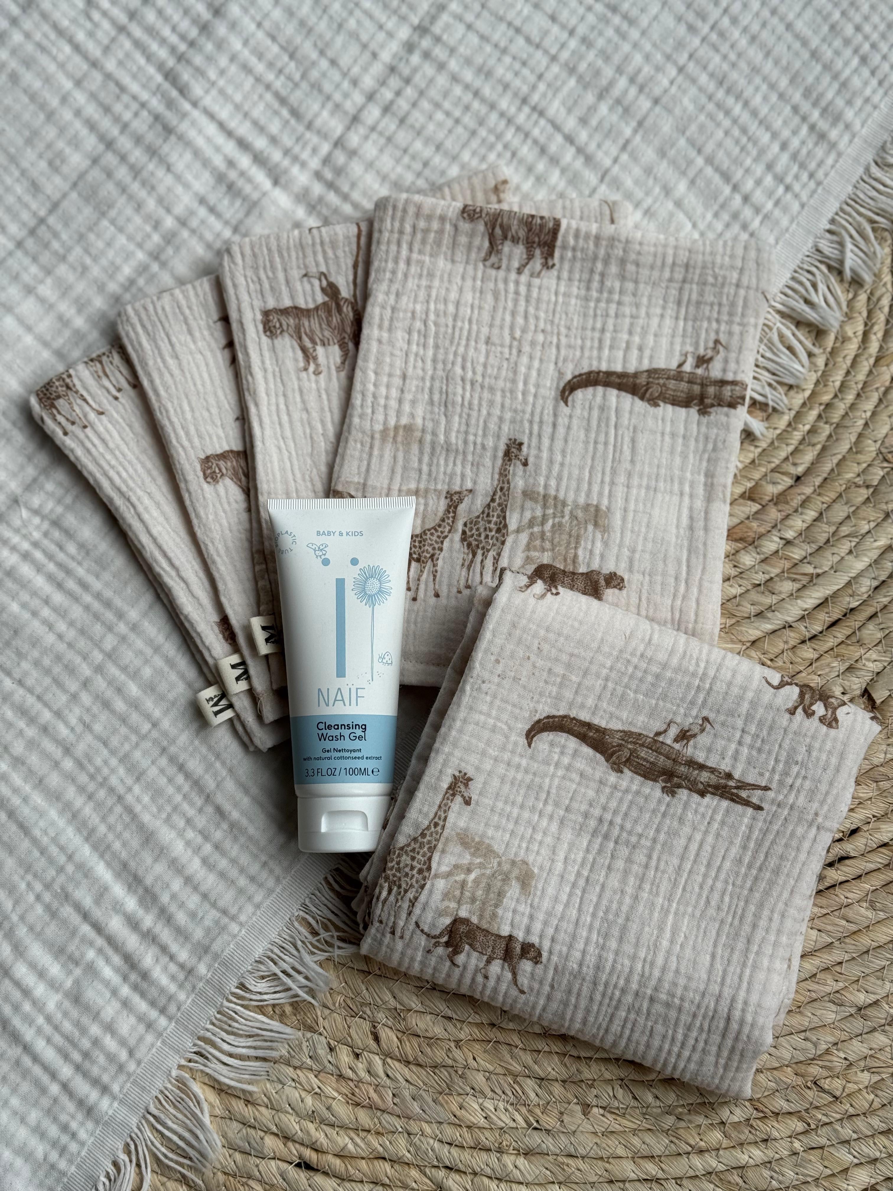 Hydrofiel washandjes - Jungle