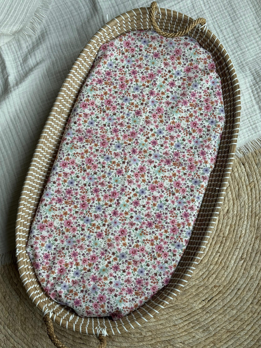 Poplin Flowers Lakentje