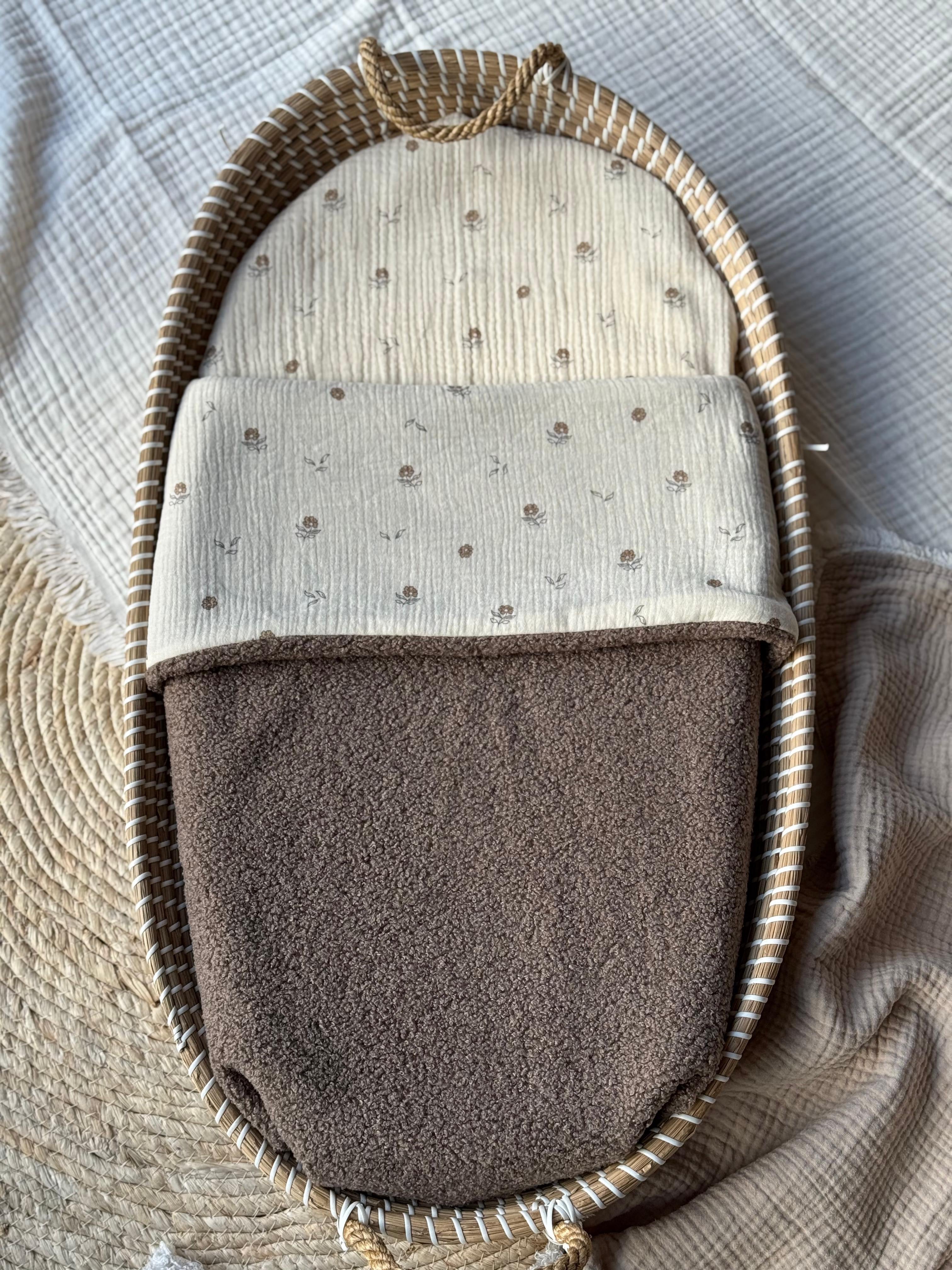 Wiegdeken Taupe Sunflower Bronze