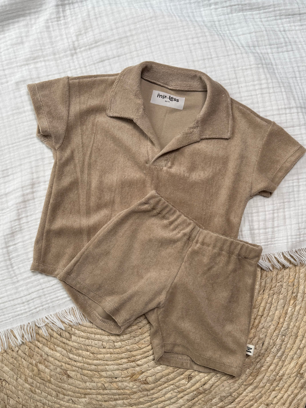 Polo Badstof Set Sand