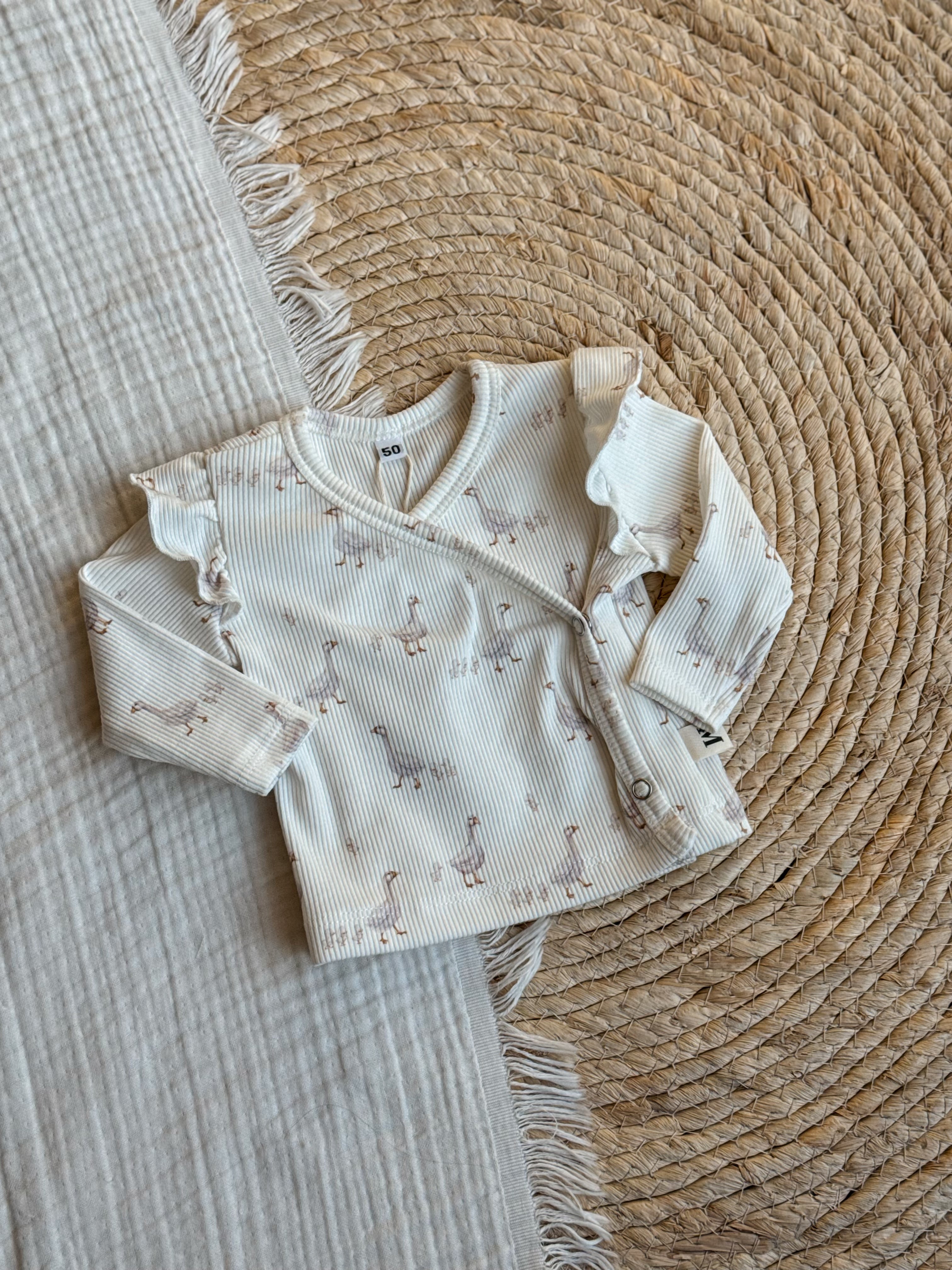 Overslag Ruffle Gans Rib