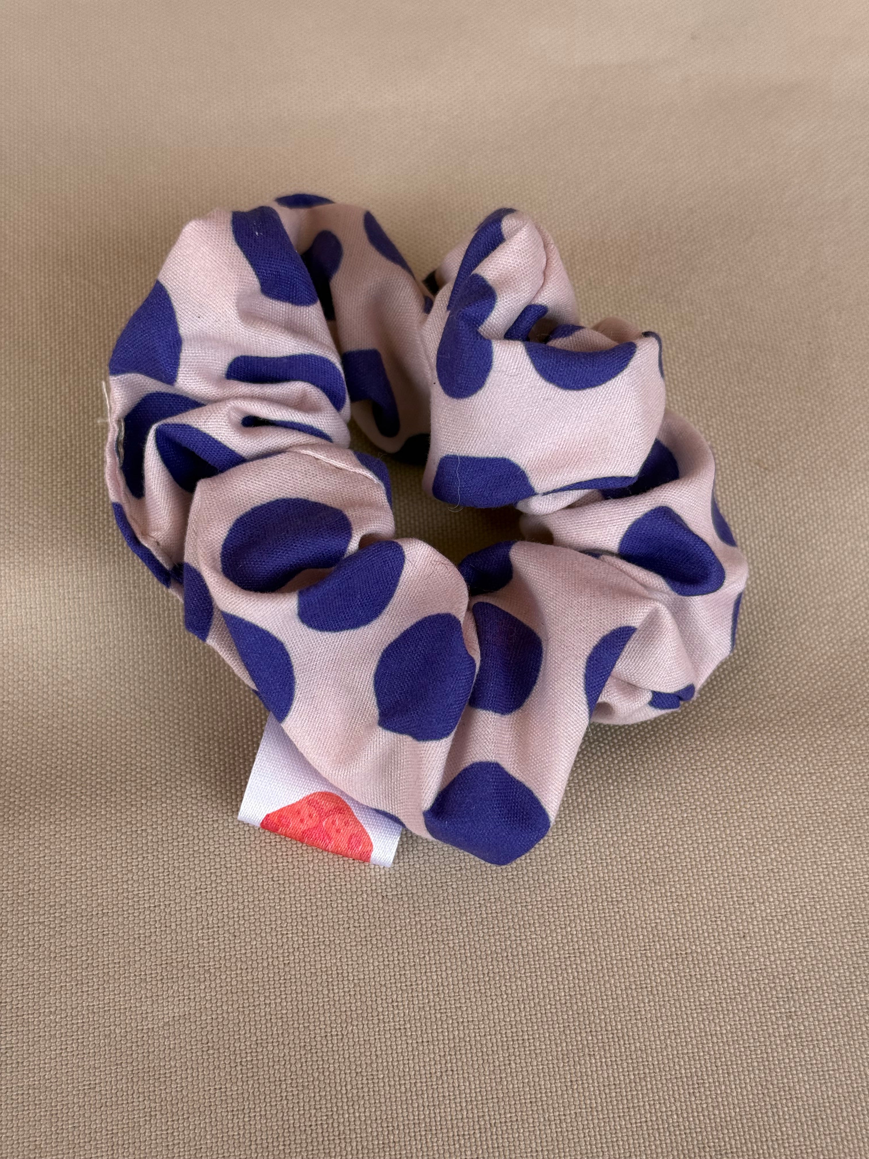 Scrunchie Dots Purple