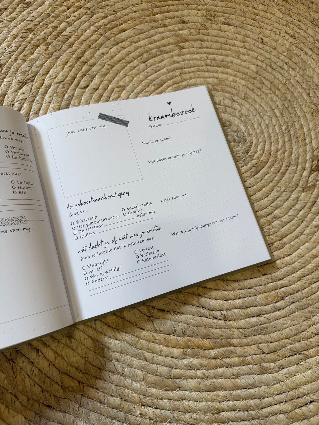 Mijn Kraambezoek - Linnen Taupe
