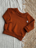 Sweater Cognac Kabel