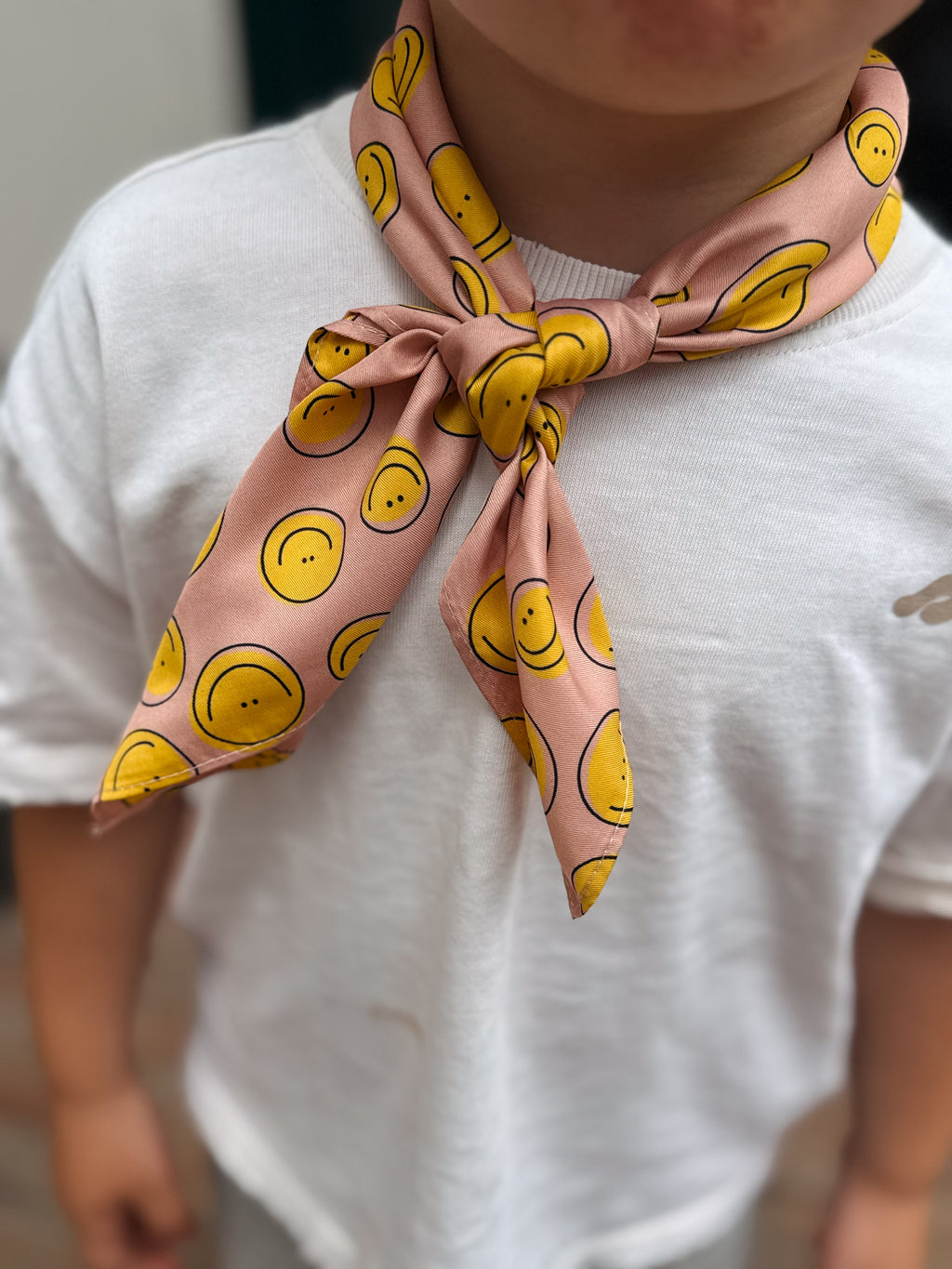 Sjaaltje Smiley Roze