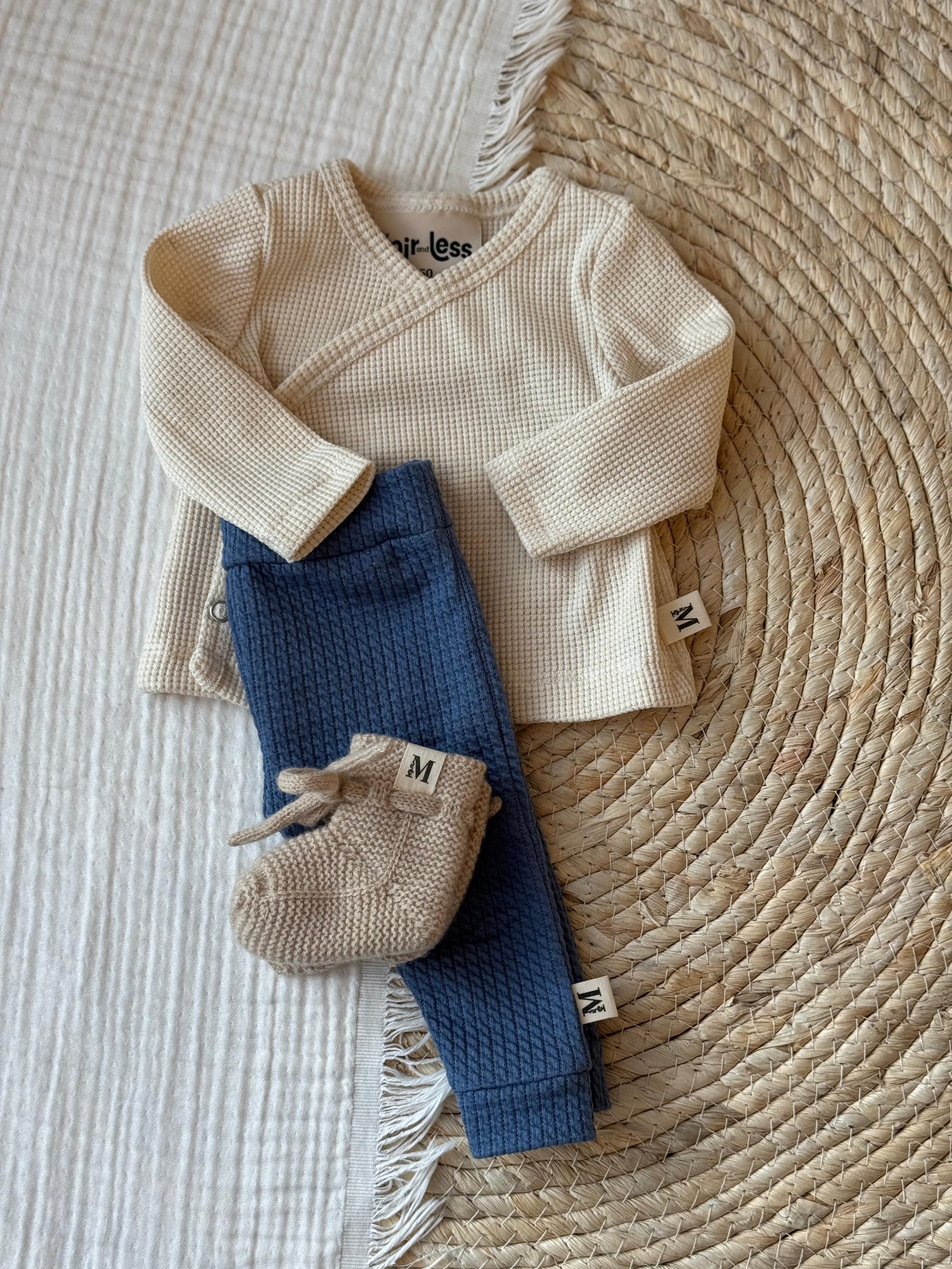 Overslag Waffle Jersey Linnen