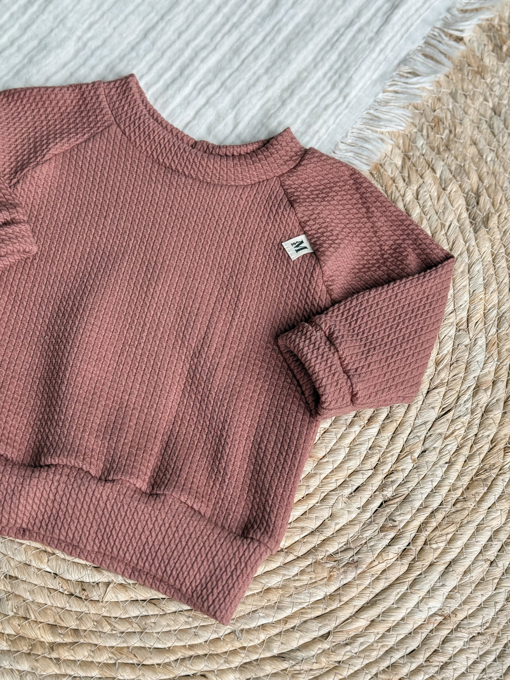 Sweater Klei Roze Kabel