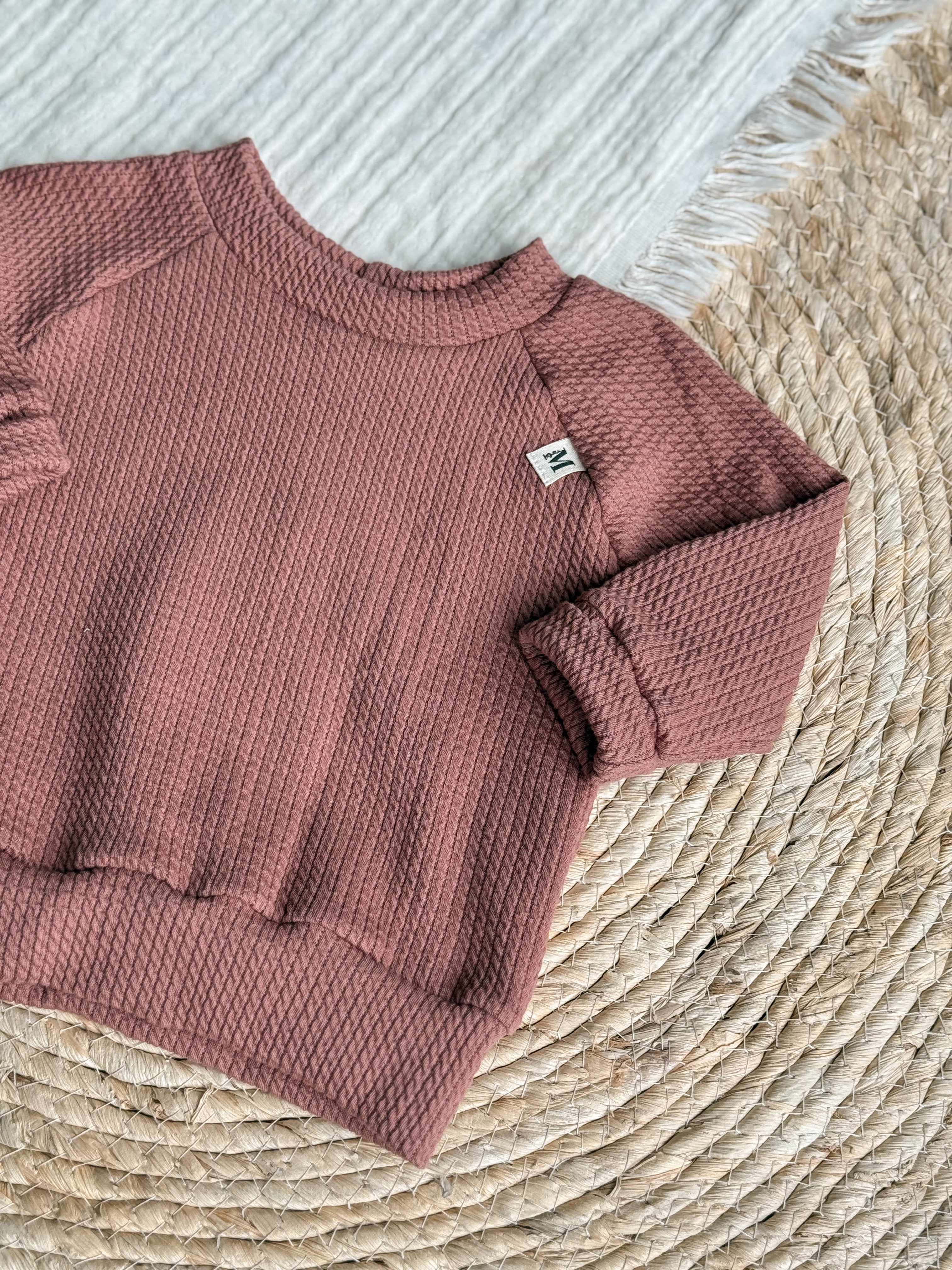 Sweater Klei Roze Kabel