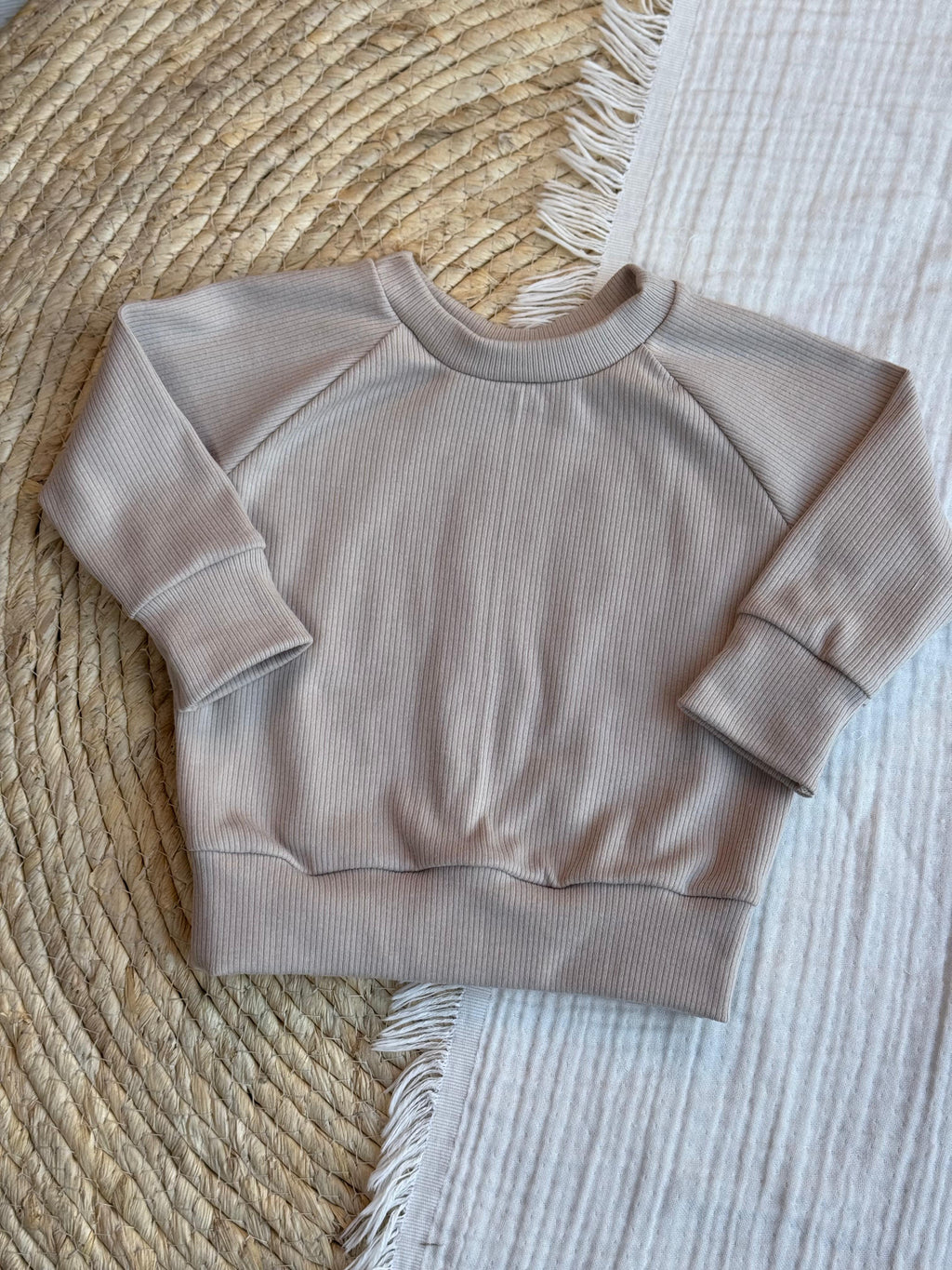 Sweater Beige Rib