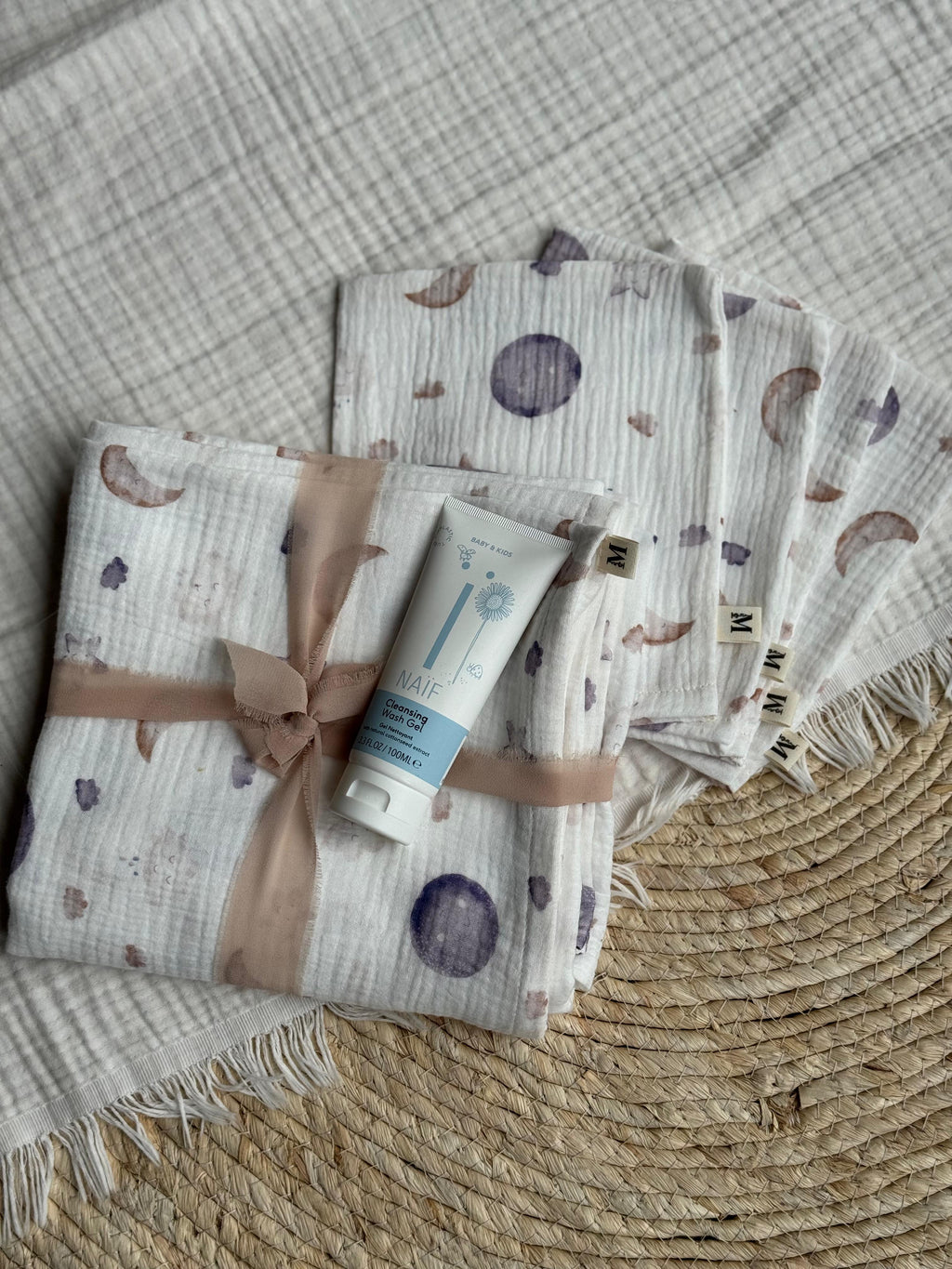 Hydrofiel washandjes - Moon