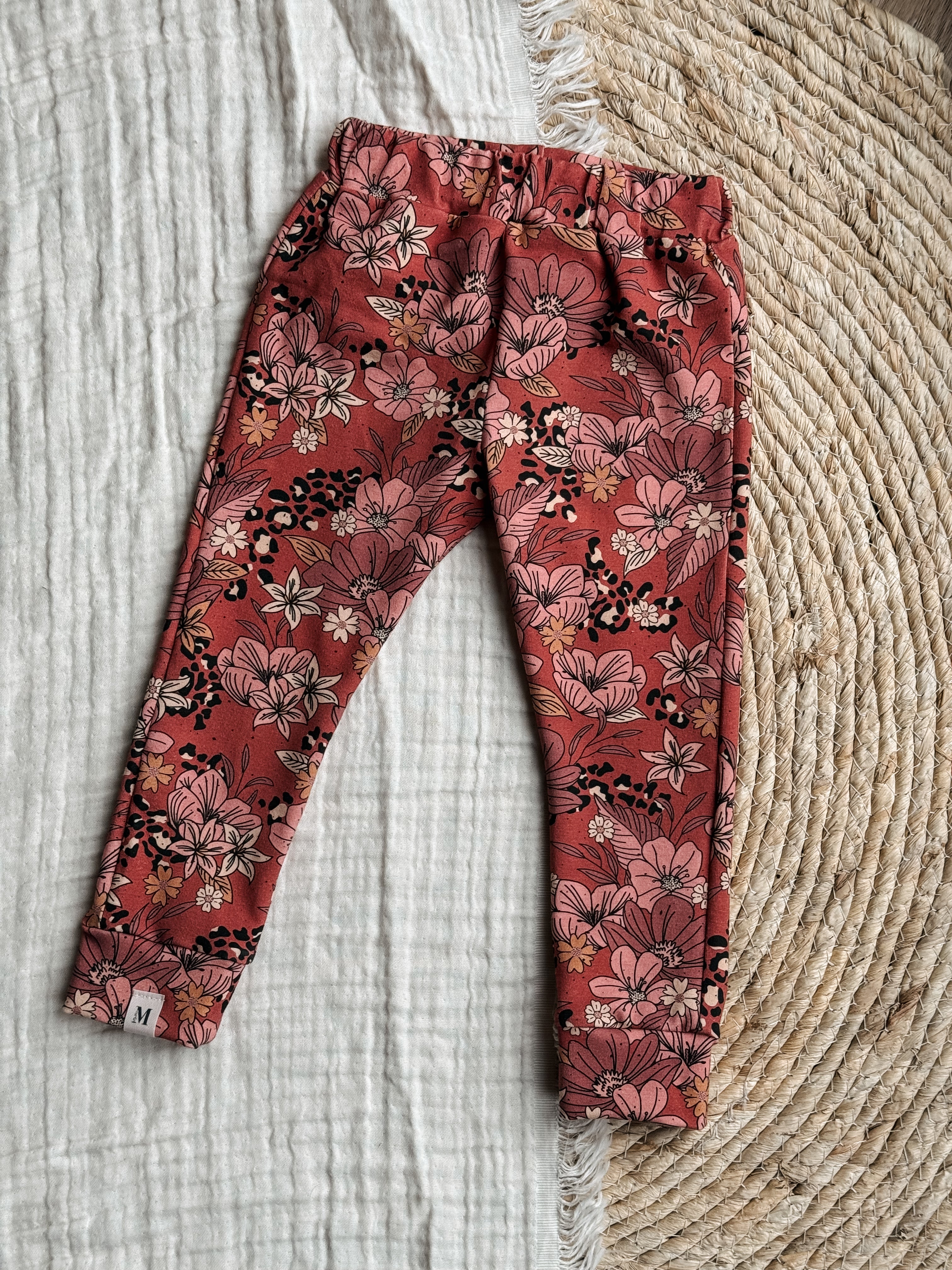 Bloemen Panter Donker Rose