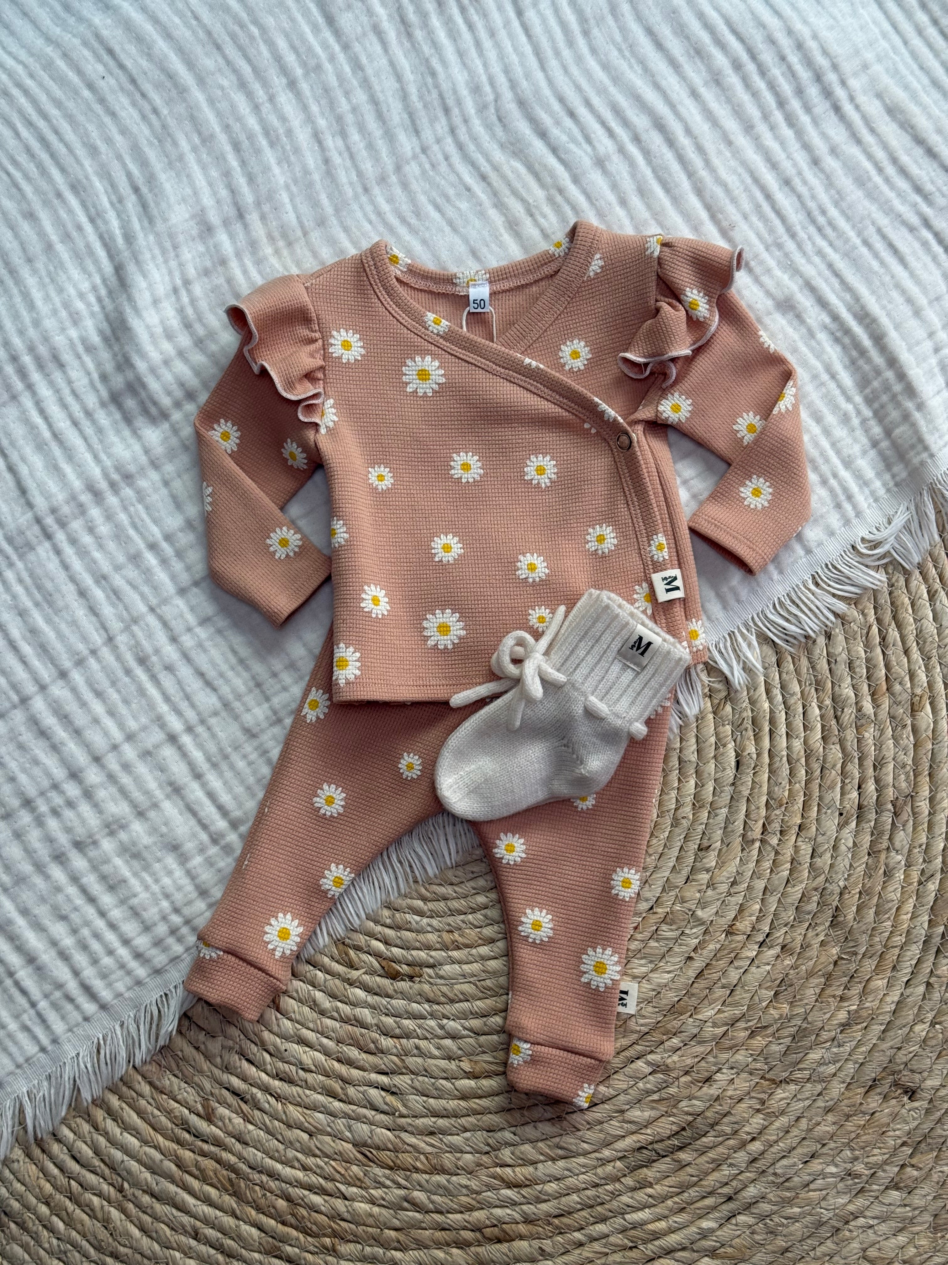 Overslag Ruffle Daisy Dusty Salmon