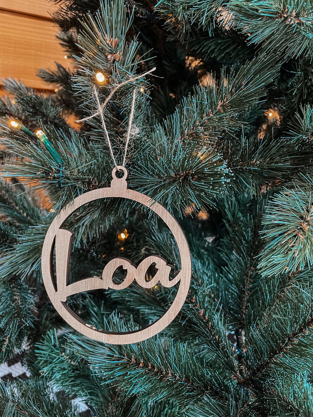 Gepersonaliseerde kerstbal