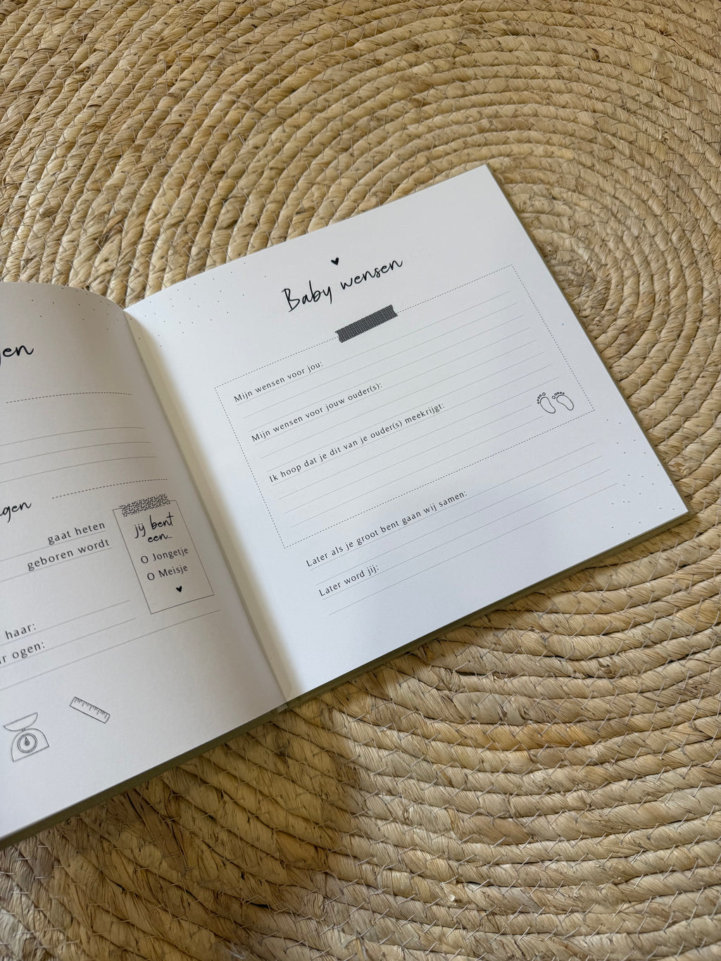 Mijn Babyshower - Linnen Taupe