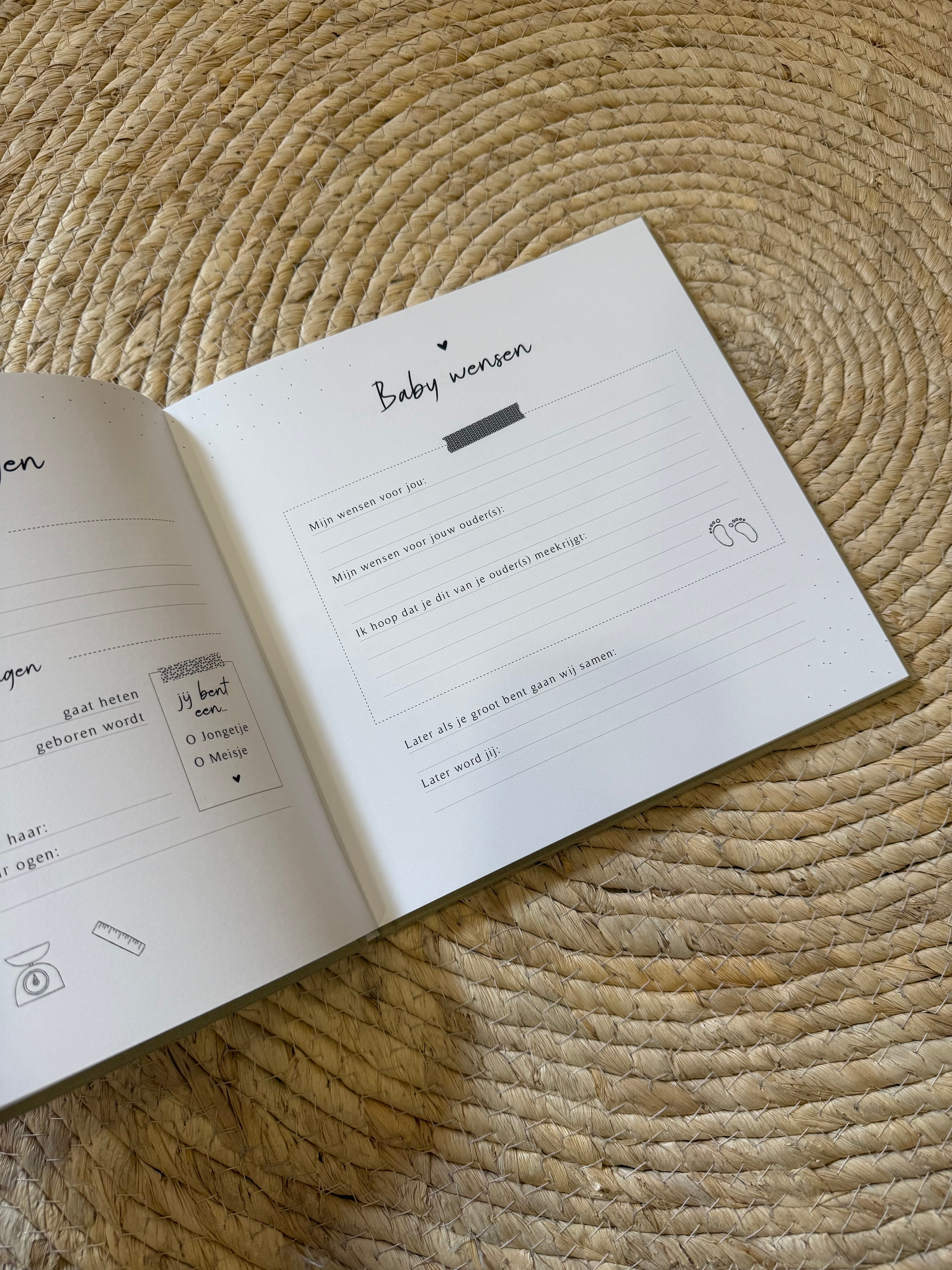 Mijn Babyshower - Linnen Taupe