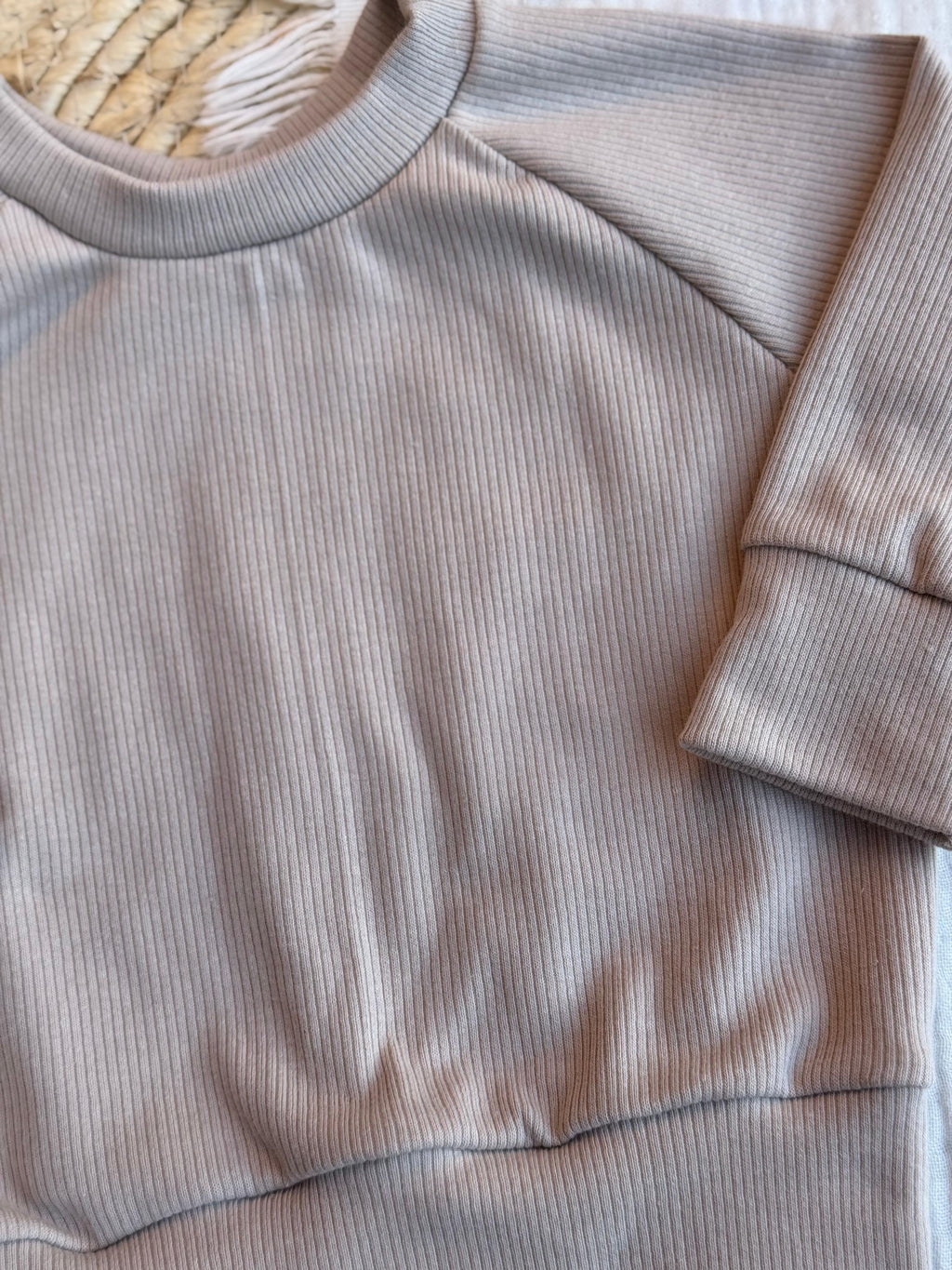 Sweater Beige Rib
