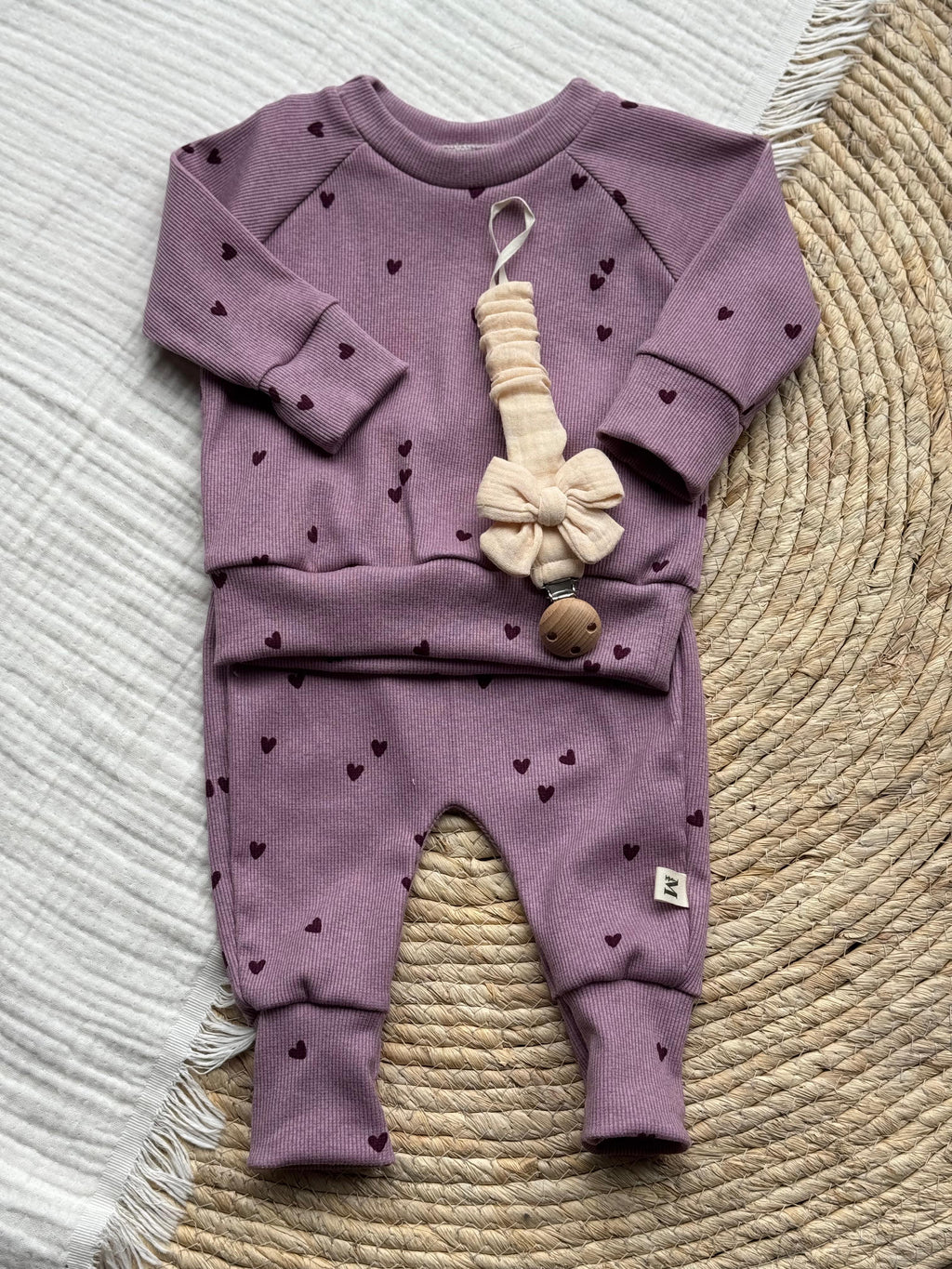 Lila Hartjes Rib Baggy
