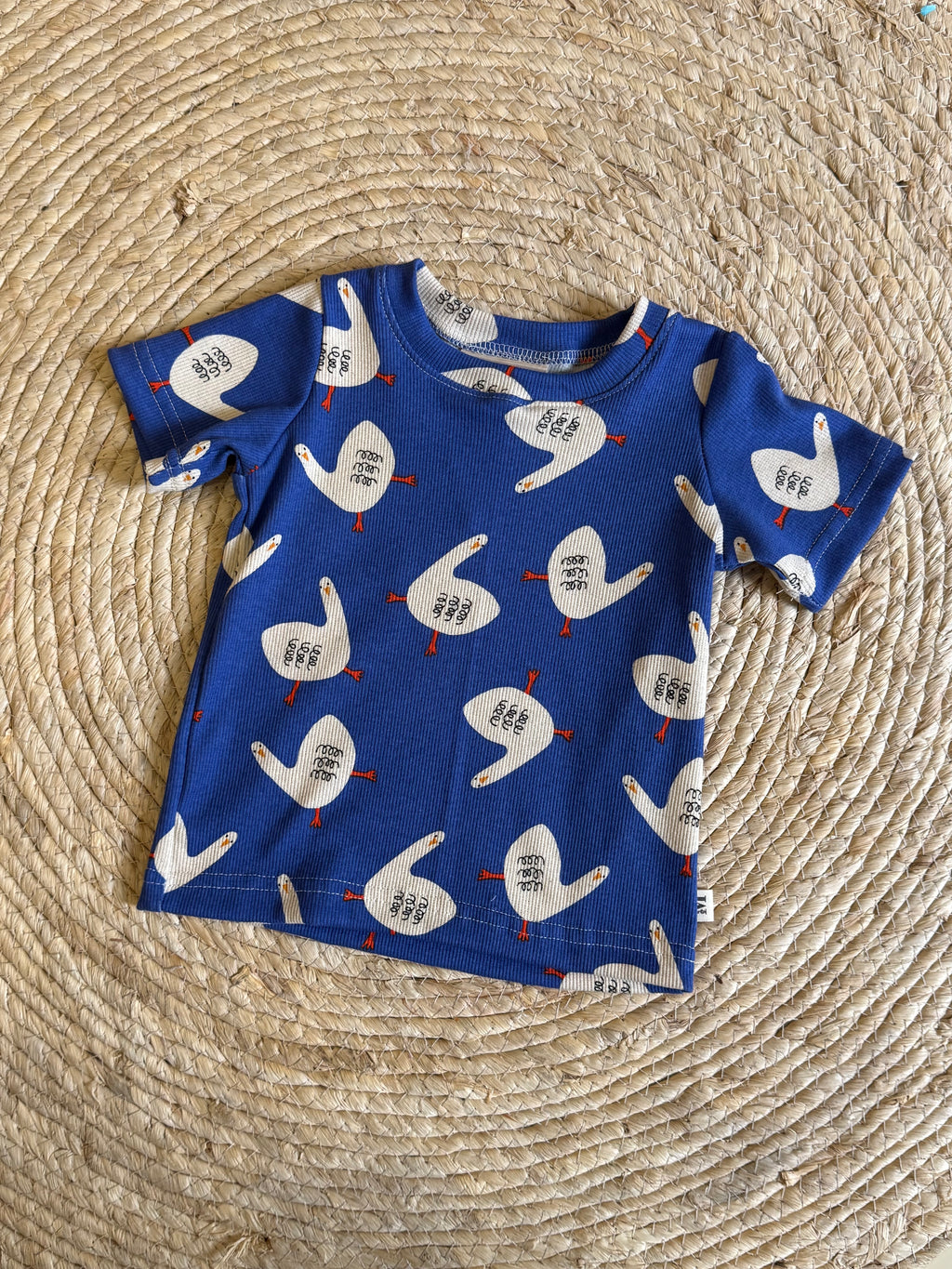 Shirt Gansjes Blue Rib