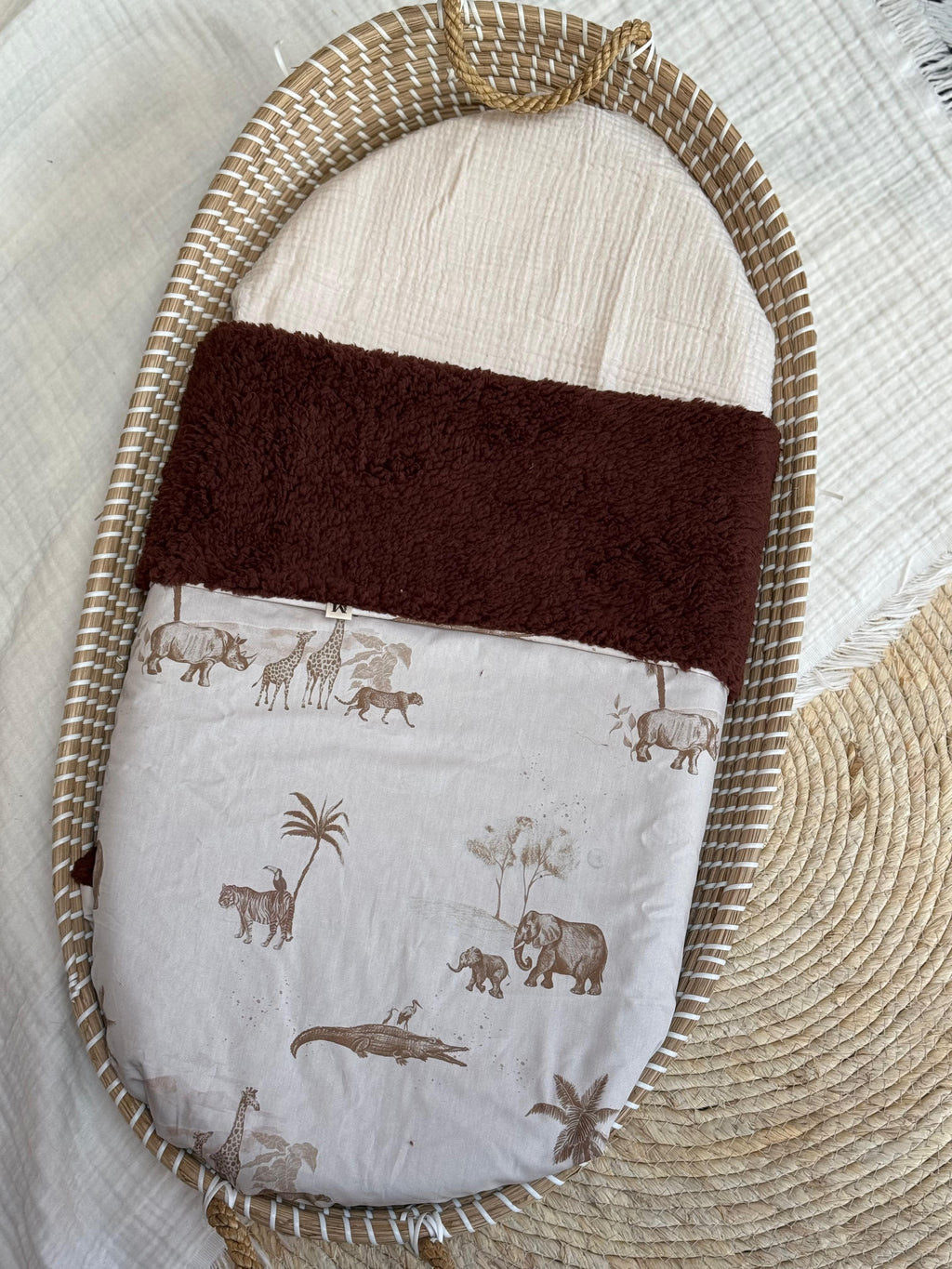 Wiegdeken Jungle Brown