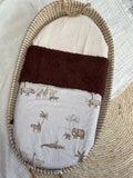 Wiegdeken Jungle Brown