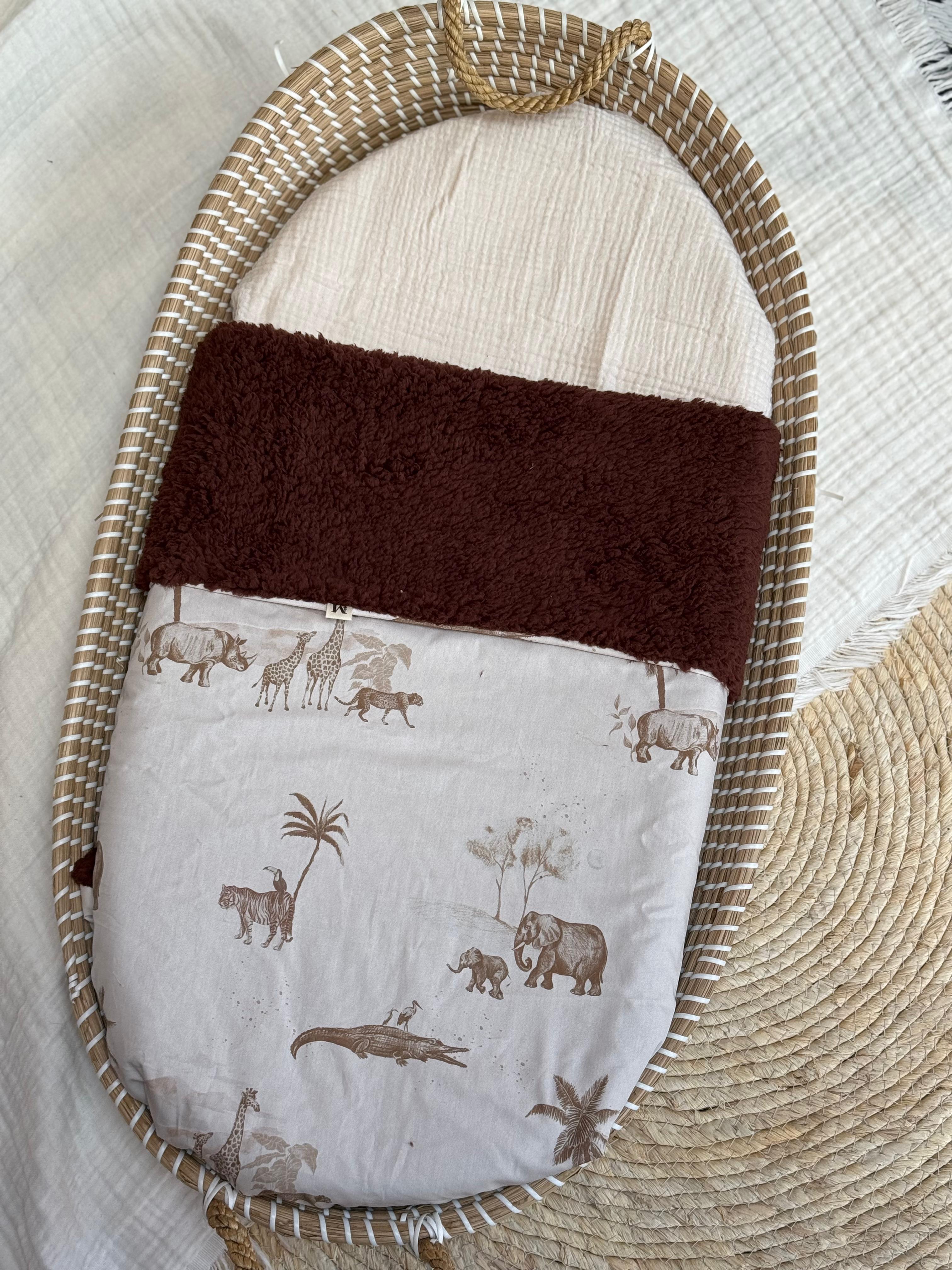 Wiegdeken Jungle Brown