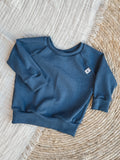 Sweater Jeans Blauw Kabel