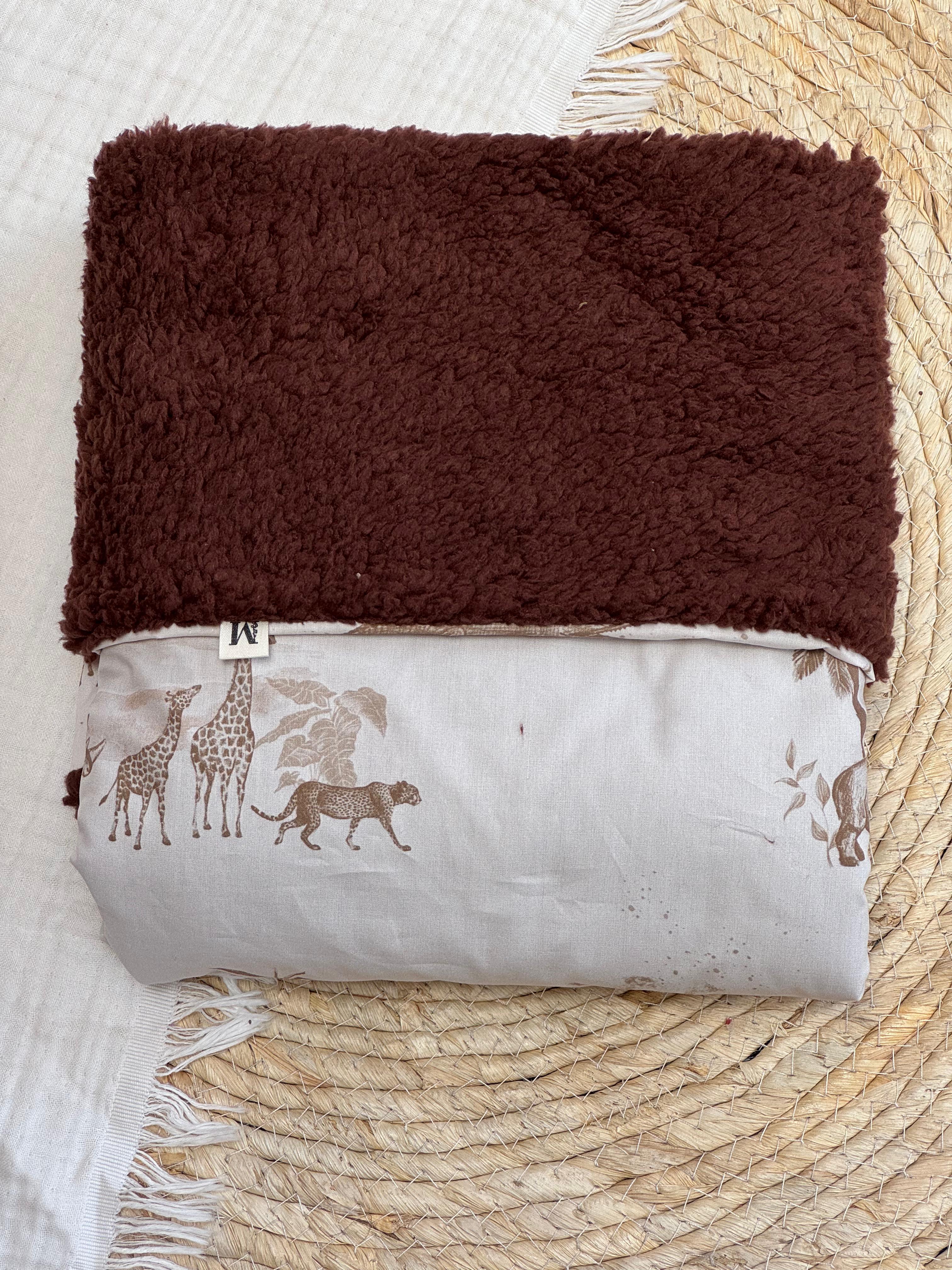 Wiegdeken Jungle Brown