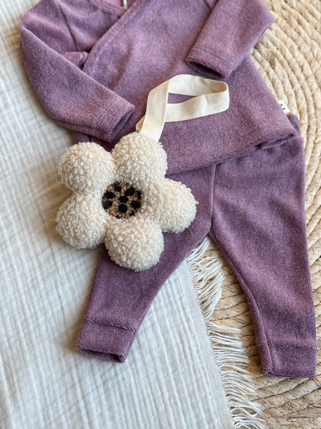 Speenknuffel Daisy Beige/Leopard