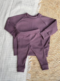 Set Brede Rib Mauve