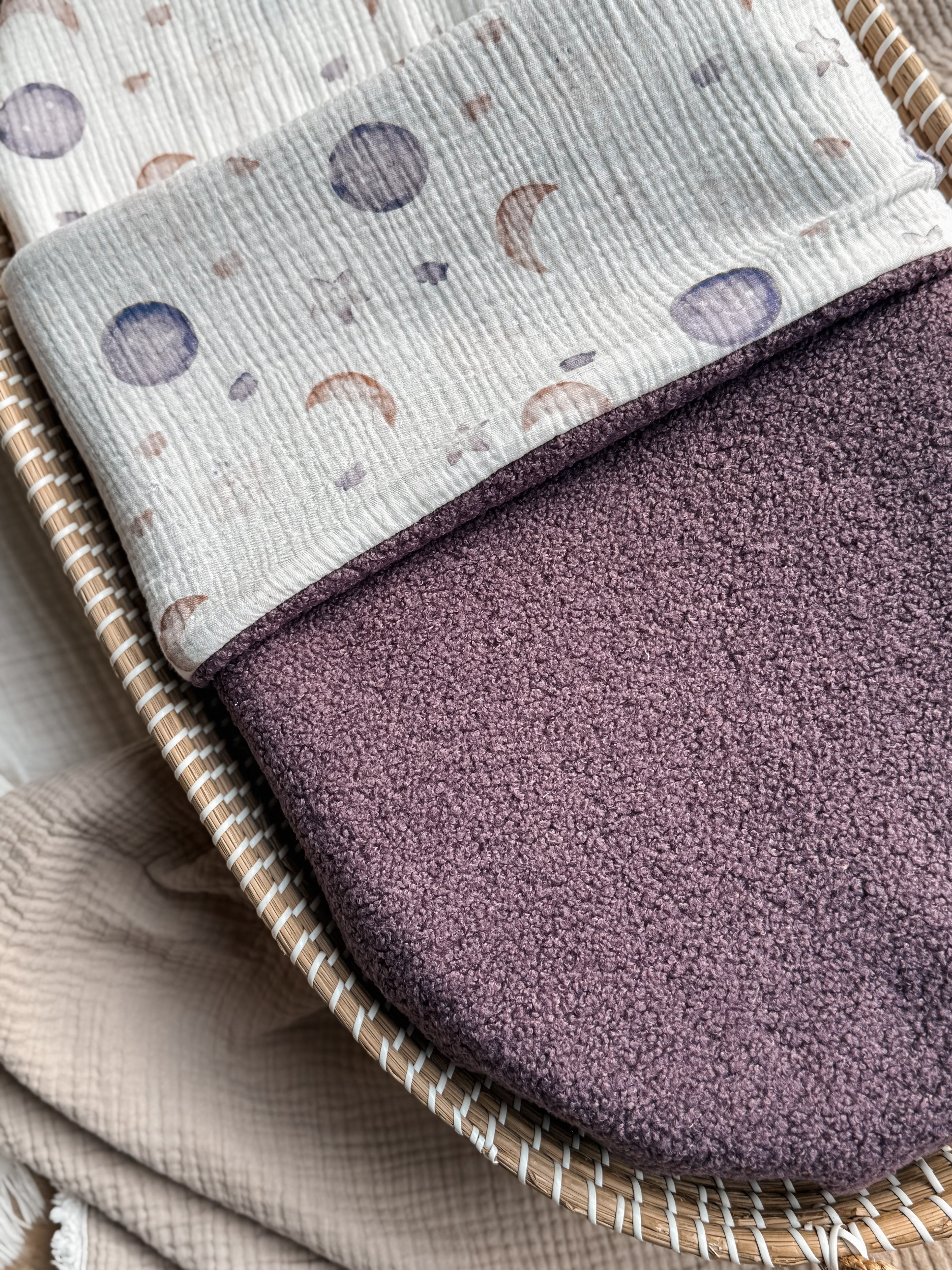 Wiegdeken Purple Moon