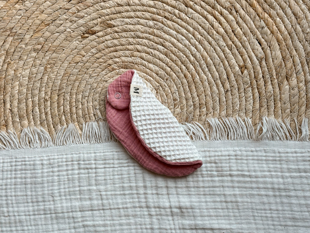 Poppenslabber Pink White