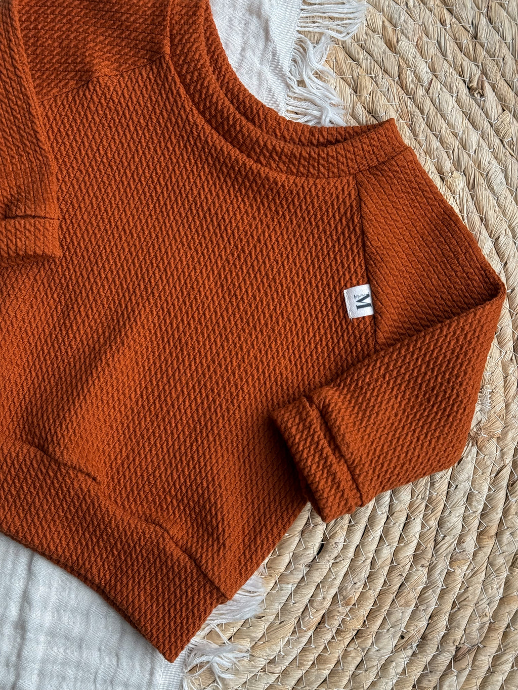 Sweater Cognac Kabel